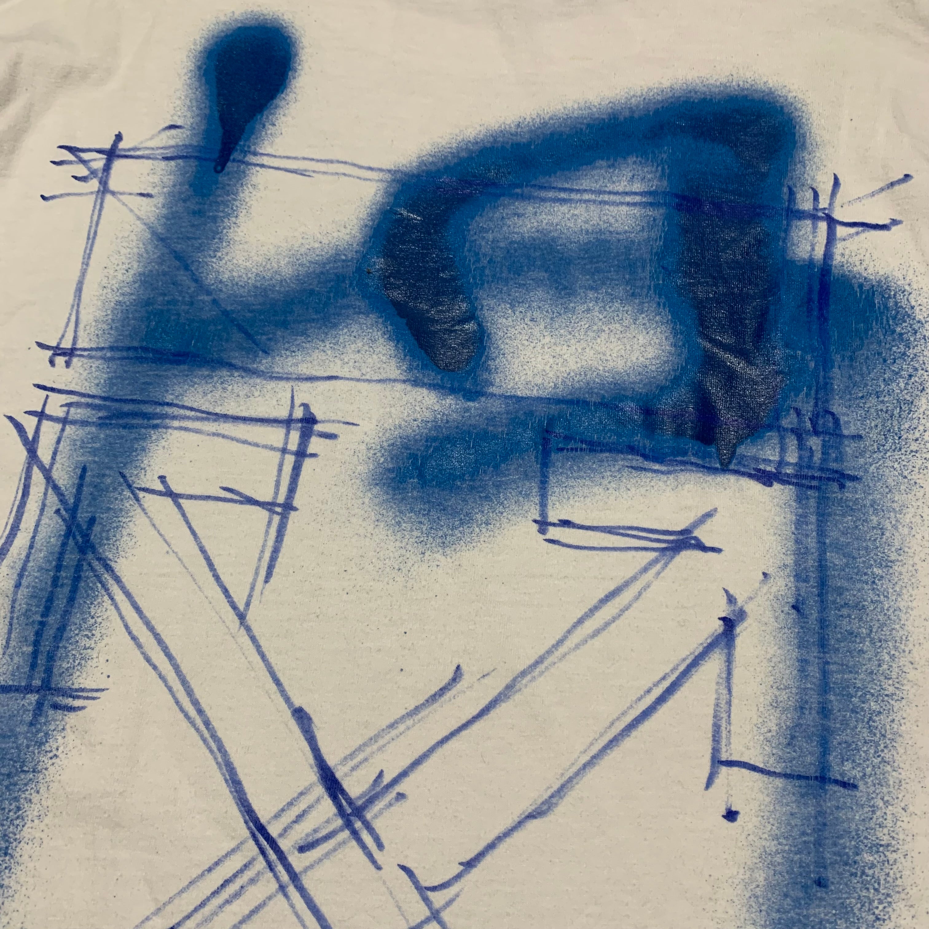Off White Medium Spray Marker White Tee Virgil Abloh