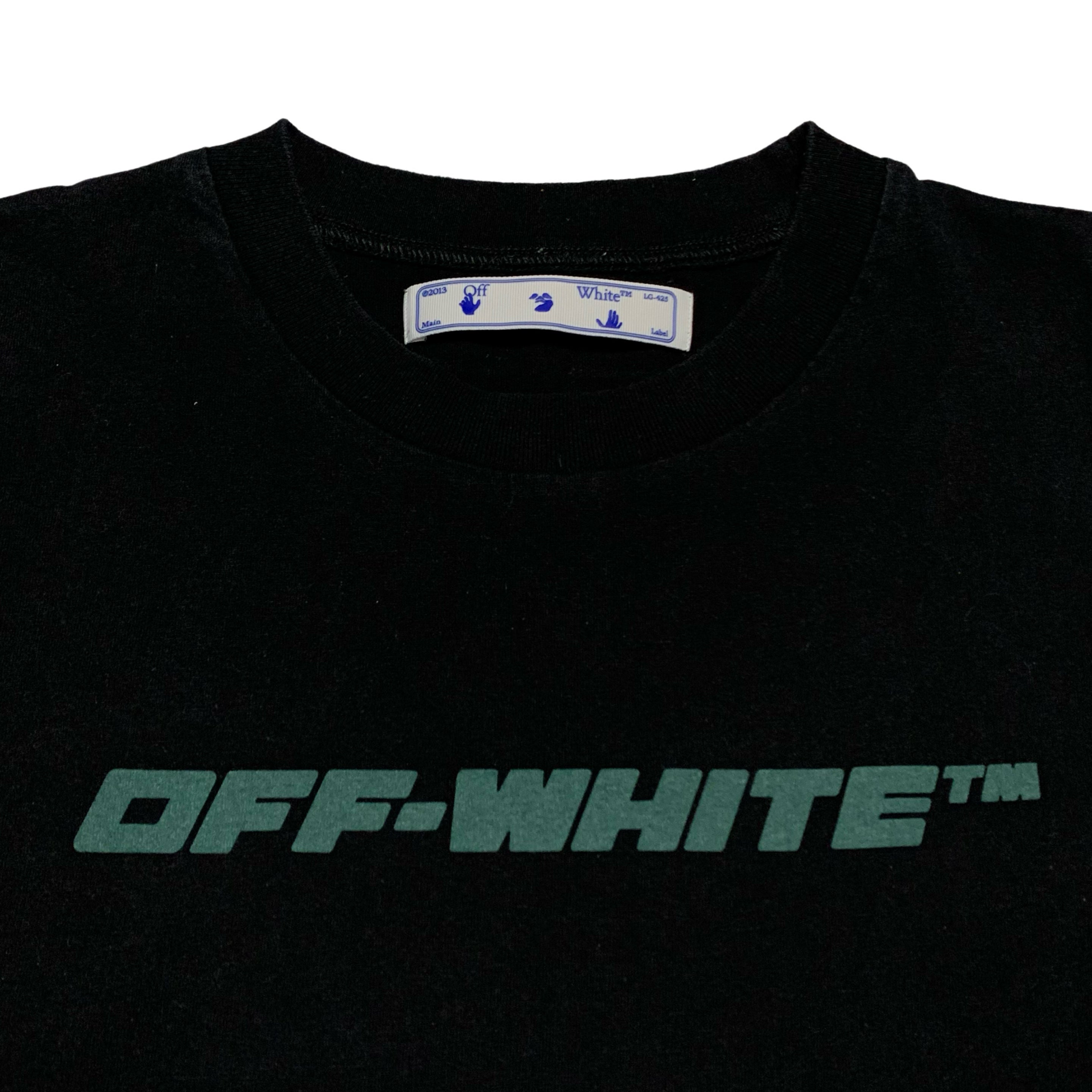 Off White Medium Trellis Worker Black Tee Virgil Abloh