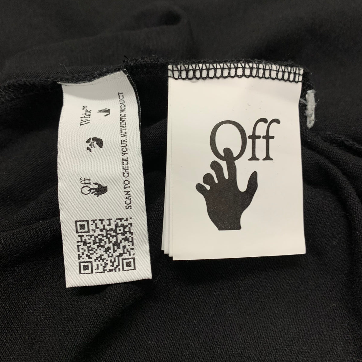 Off White Small Tee Caravaggio Arrows Black T-Shirt Virgil Abloh