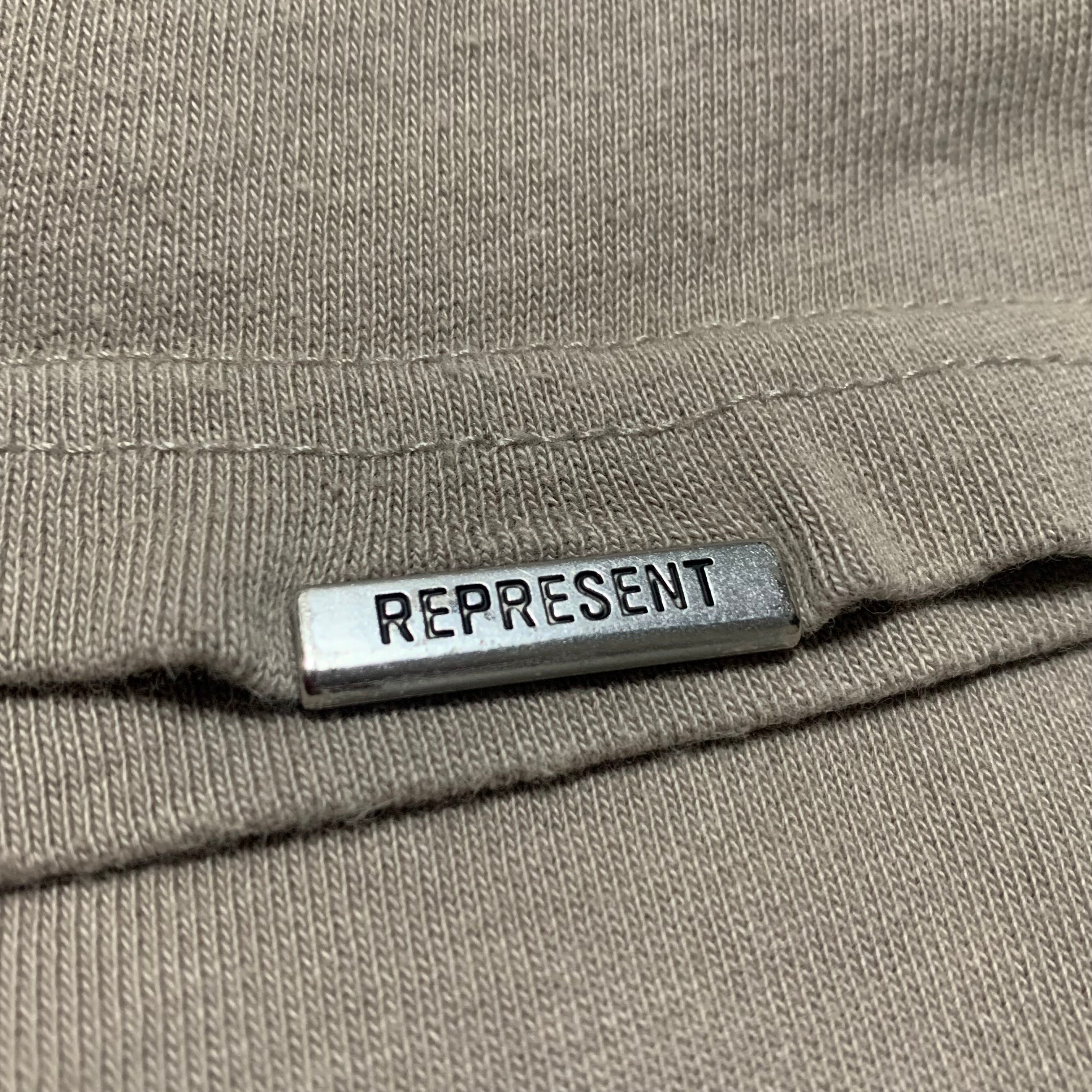 Represent Large Icarus Taupe Beige Tee