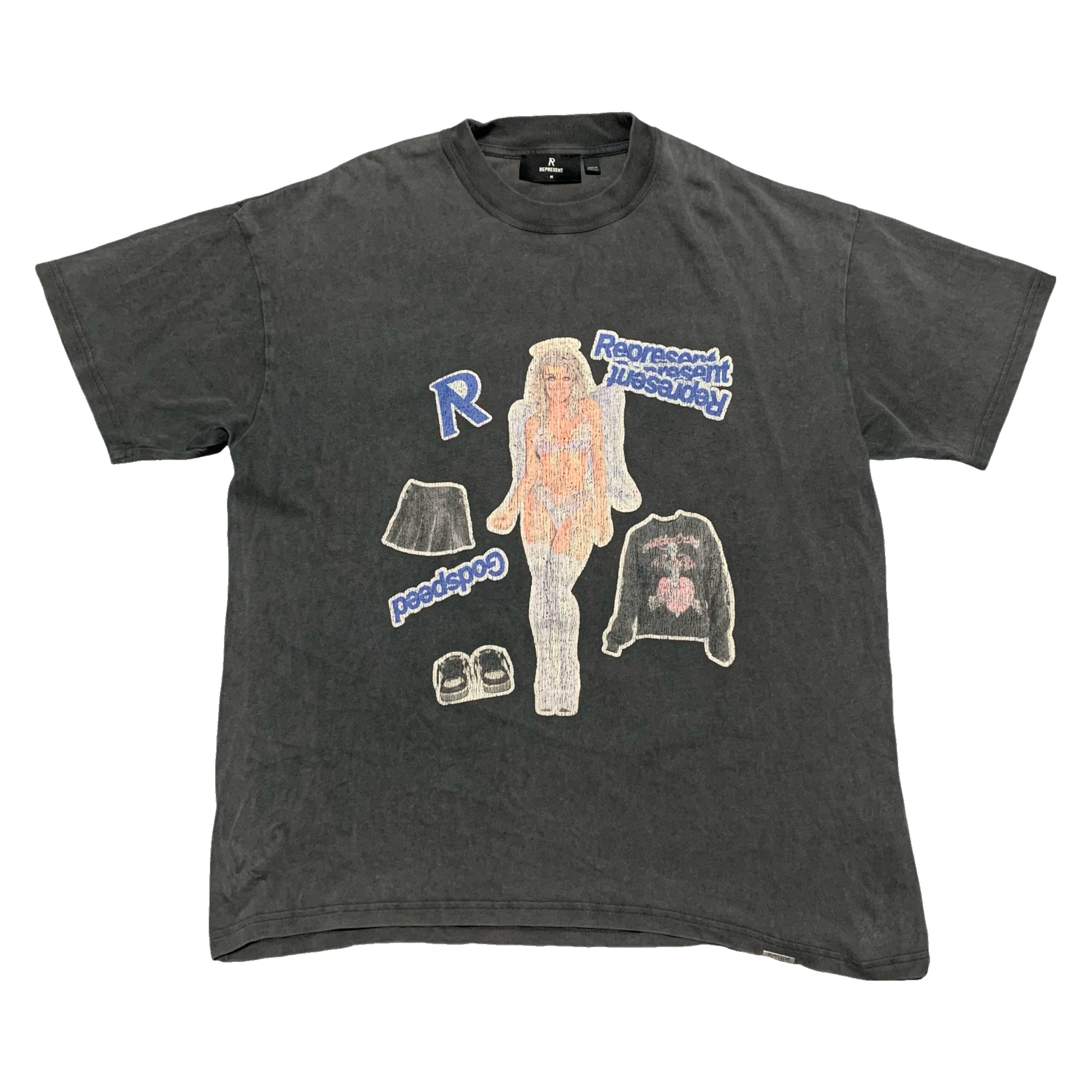 Represent Medium Your Innocence Vintage Grey Tee