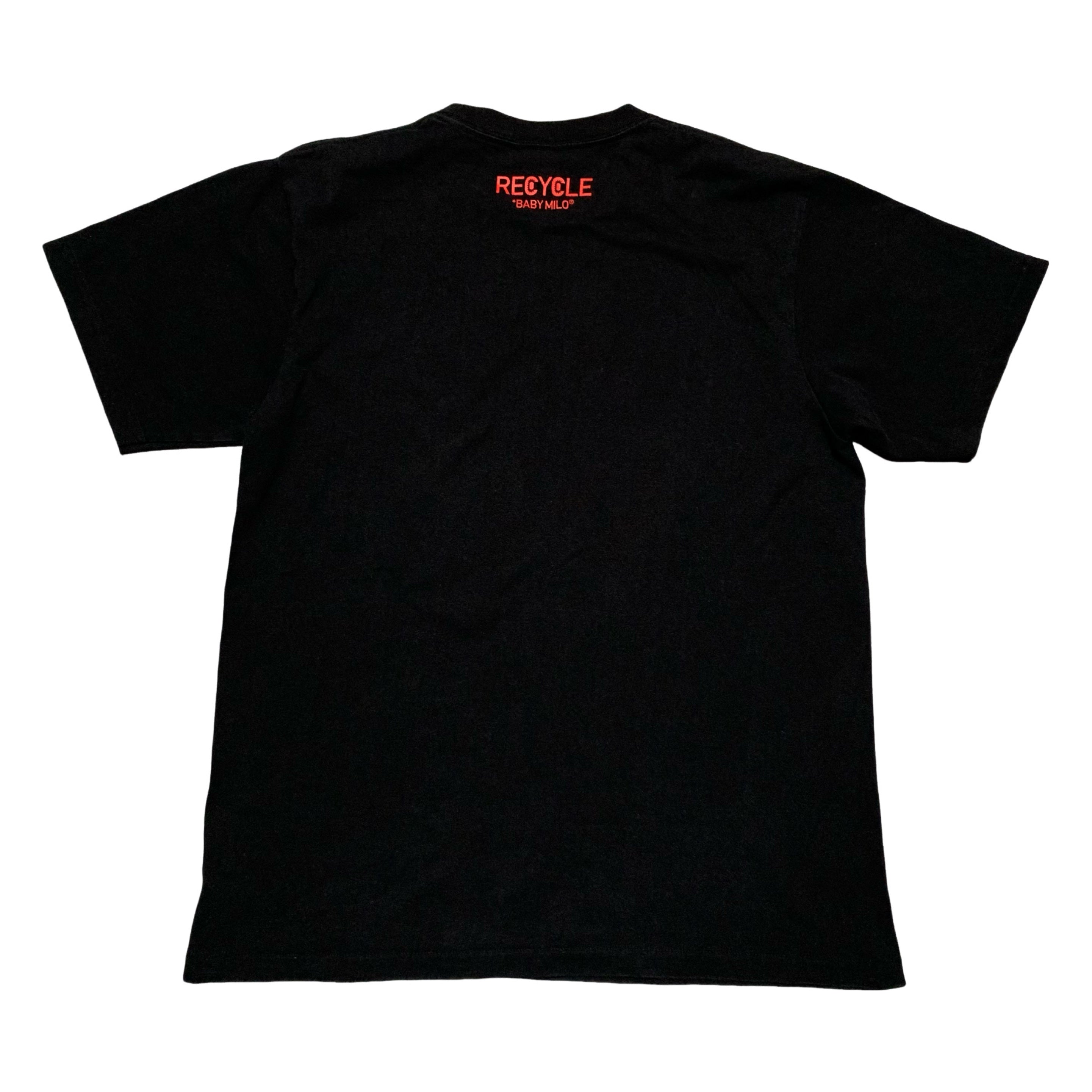 Bape Large Recycle Baby Milo Black Tee A Bathing Ape