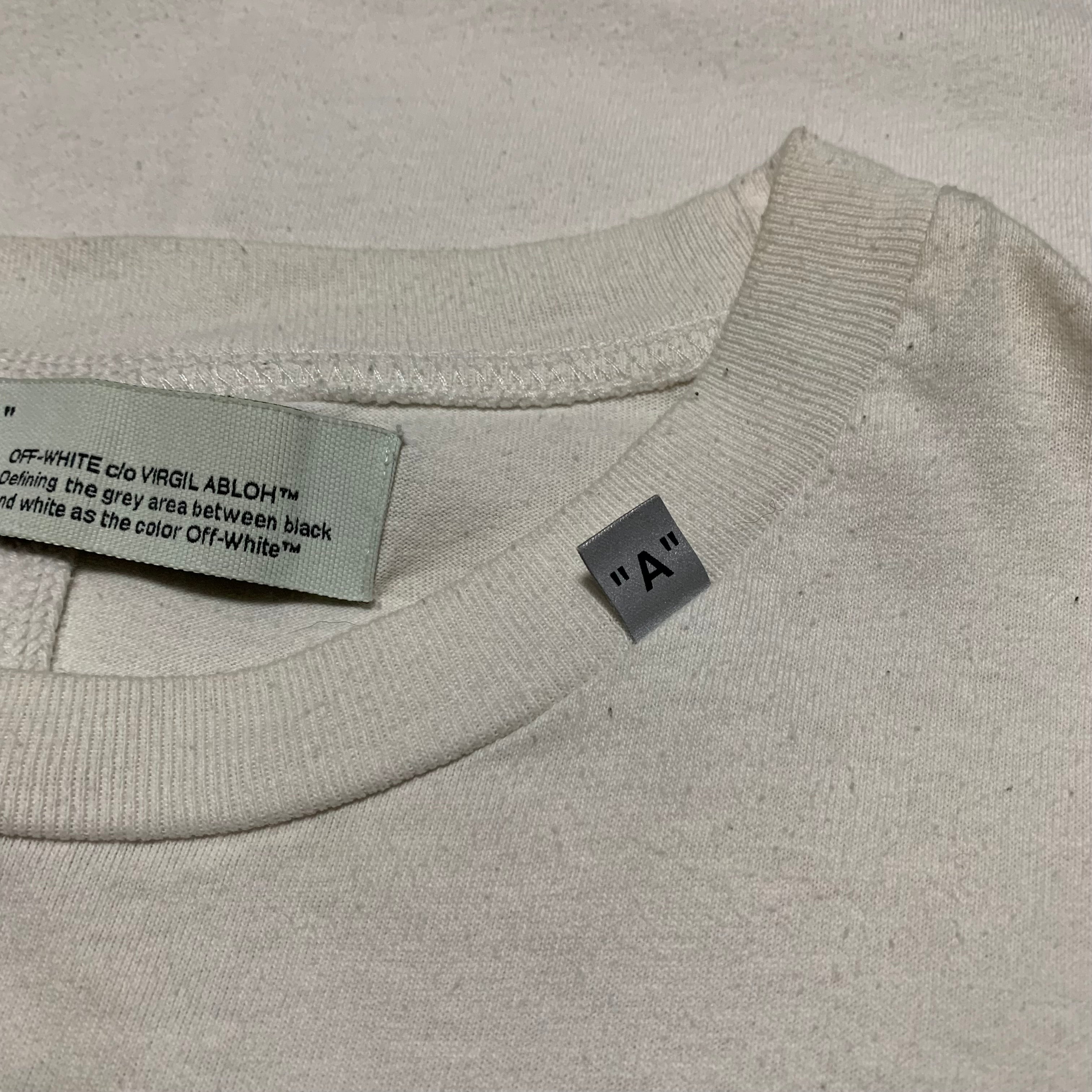 Off White Medium Off Logo White Tee Virgil Abloh 2020