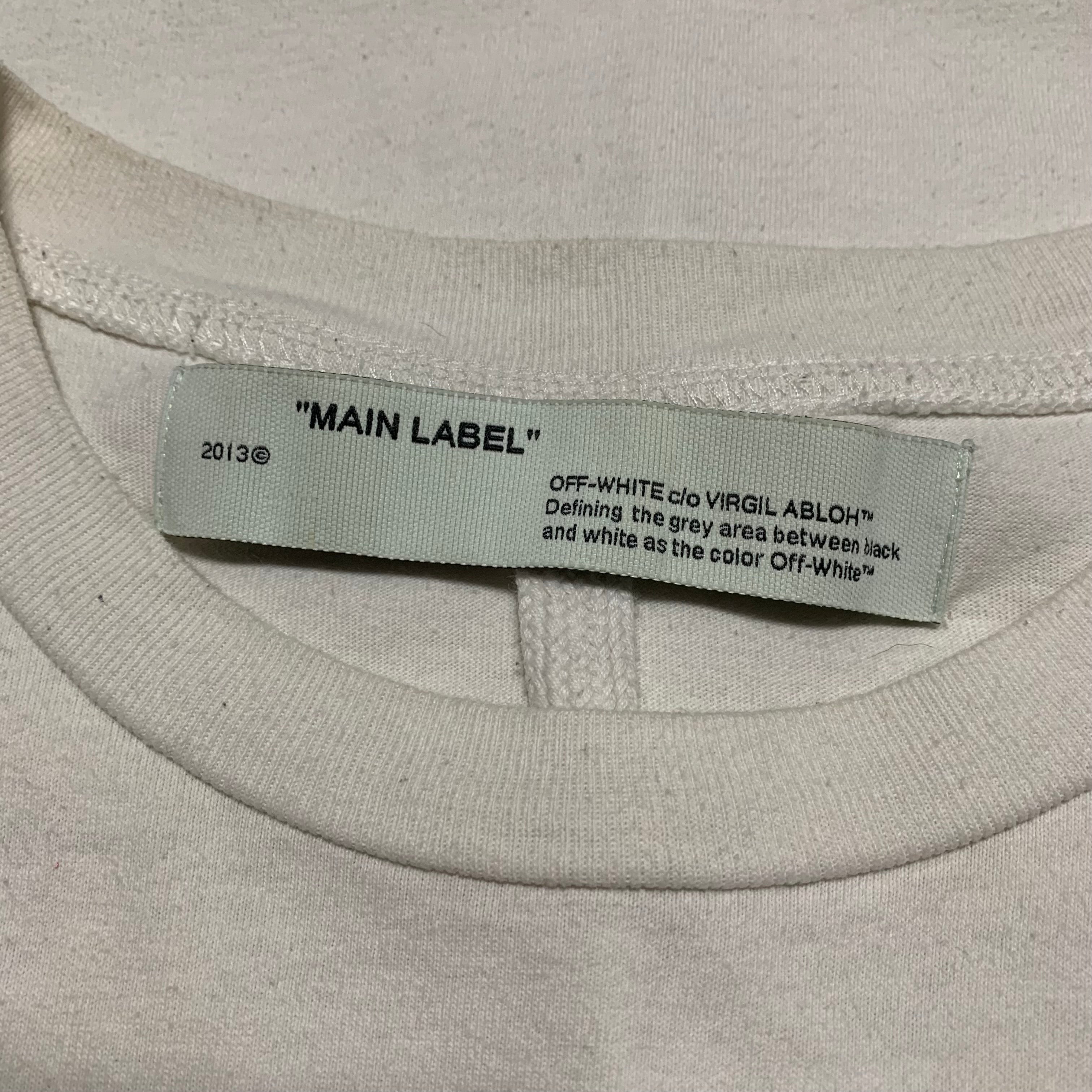 Off White Medium Off Logo White Tee Virgil Abloh 2020