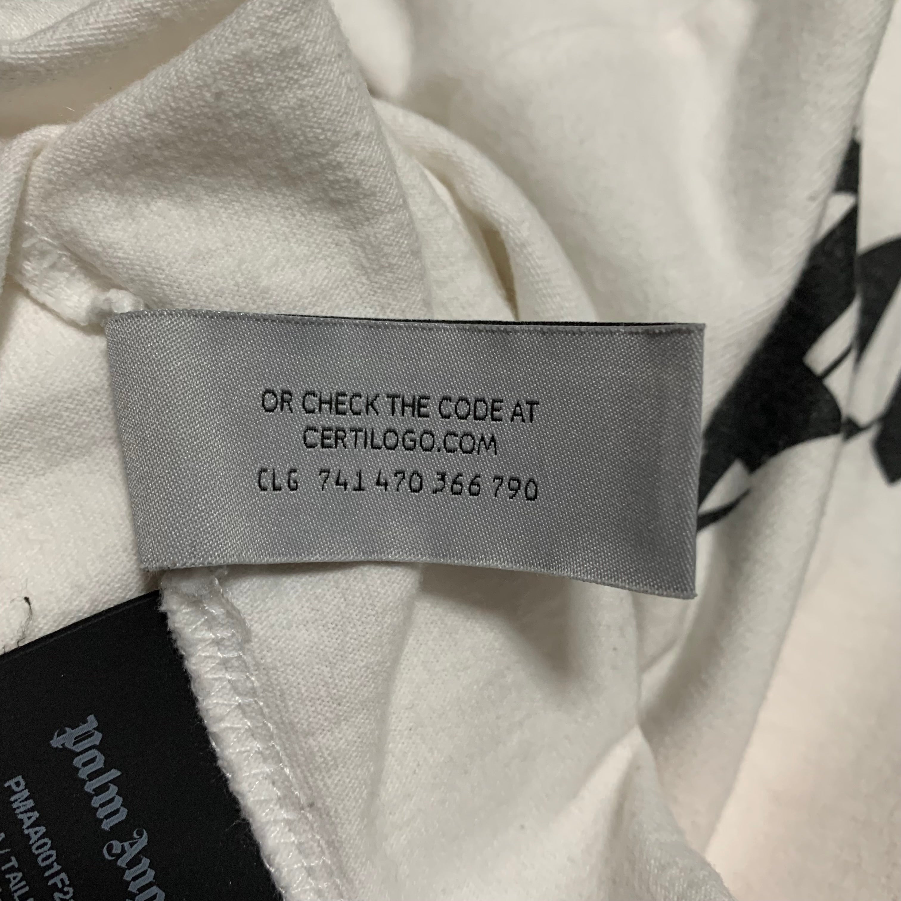 Palm Angels Medium Kill The Bear White Tee