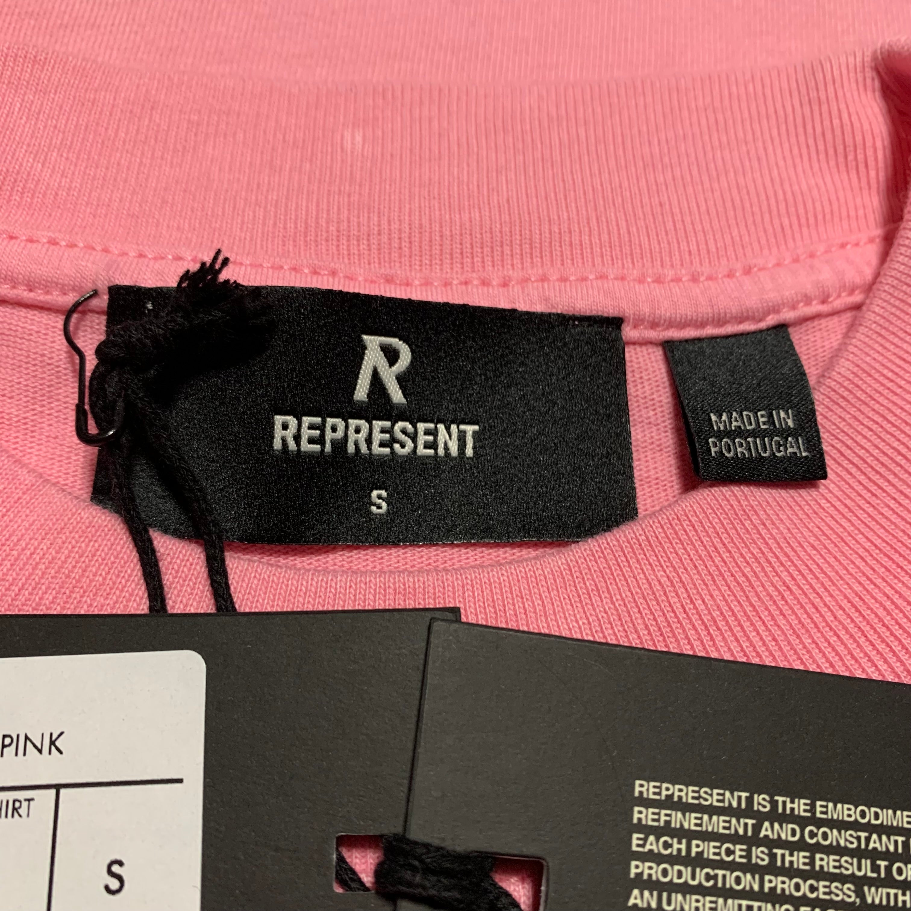 Represent Small Owners Club Script Pink Tee