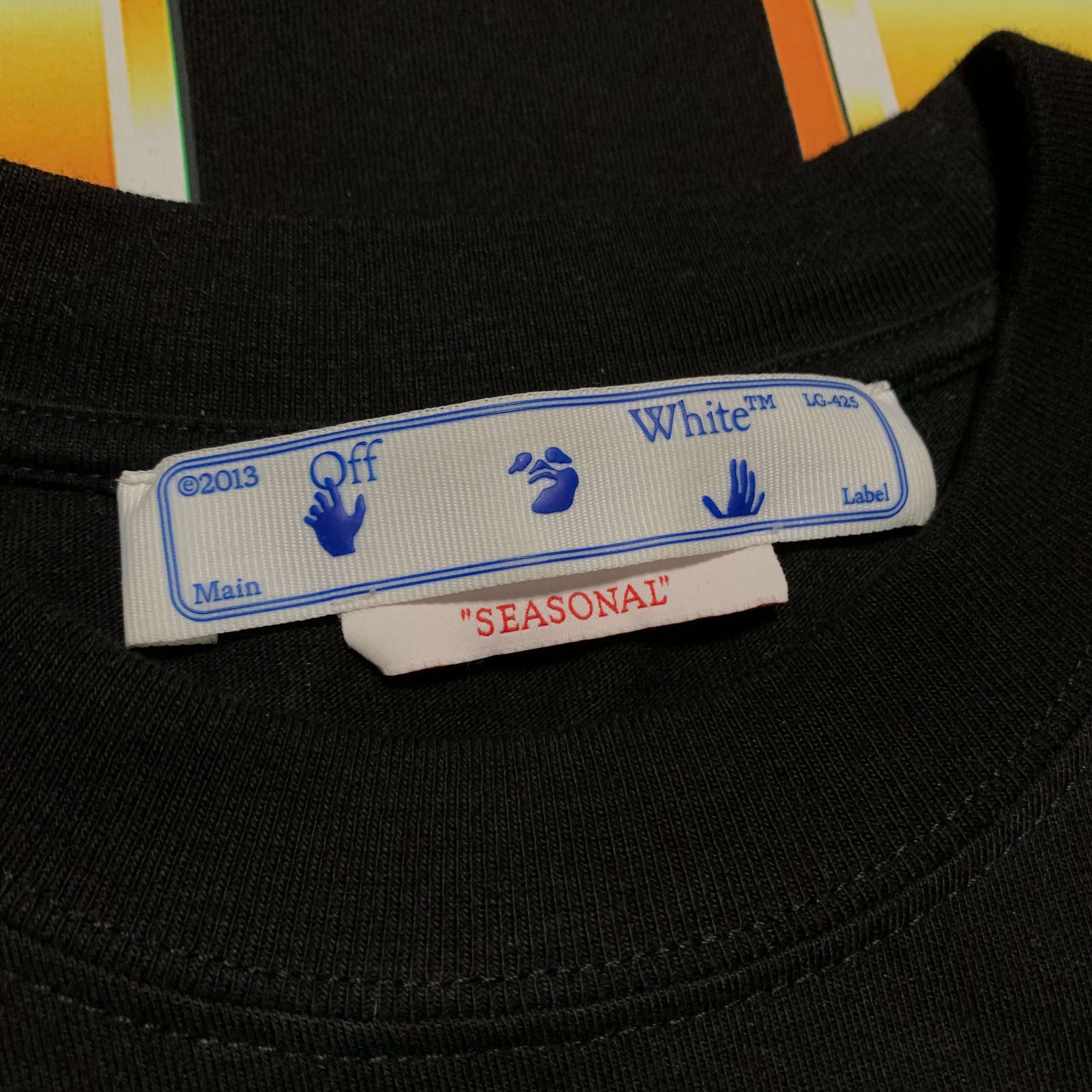 Off White Medium Metal Arrows Black Tee Virgil Abloh