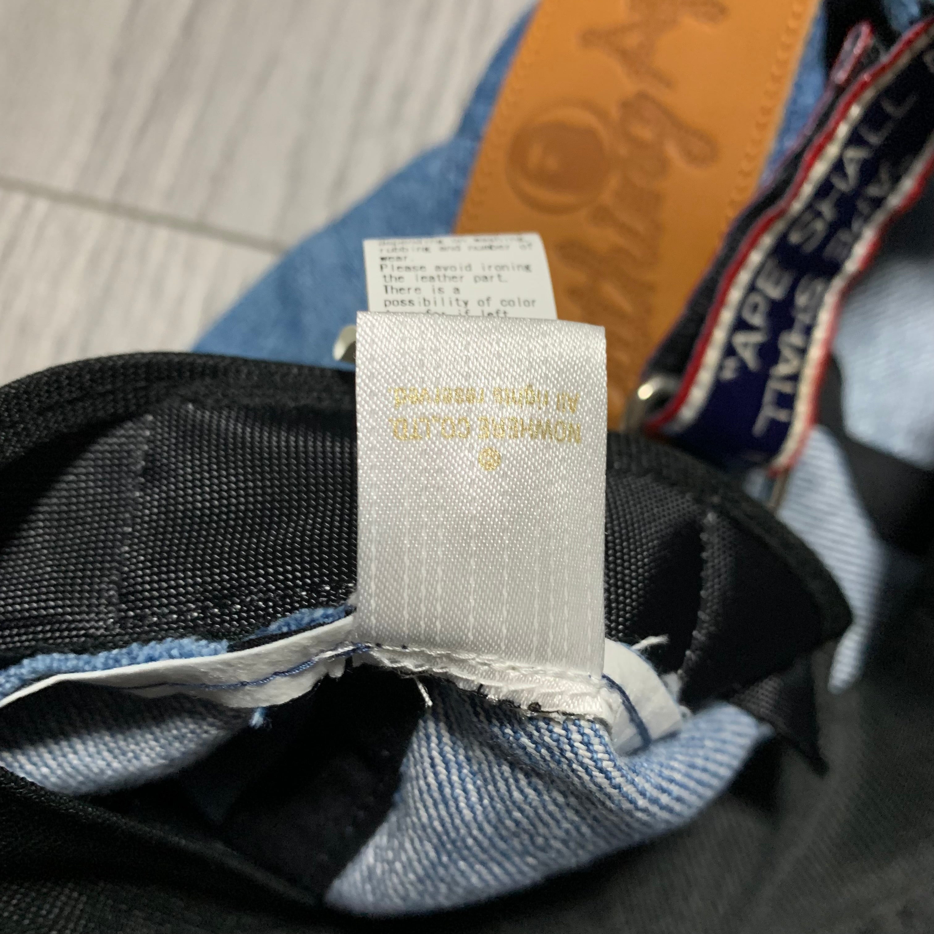 Bape Cap Shark Denim Panel Cap Light Indigo Blue 2019