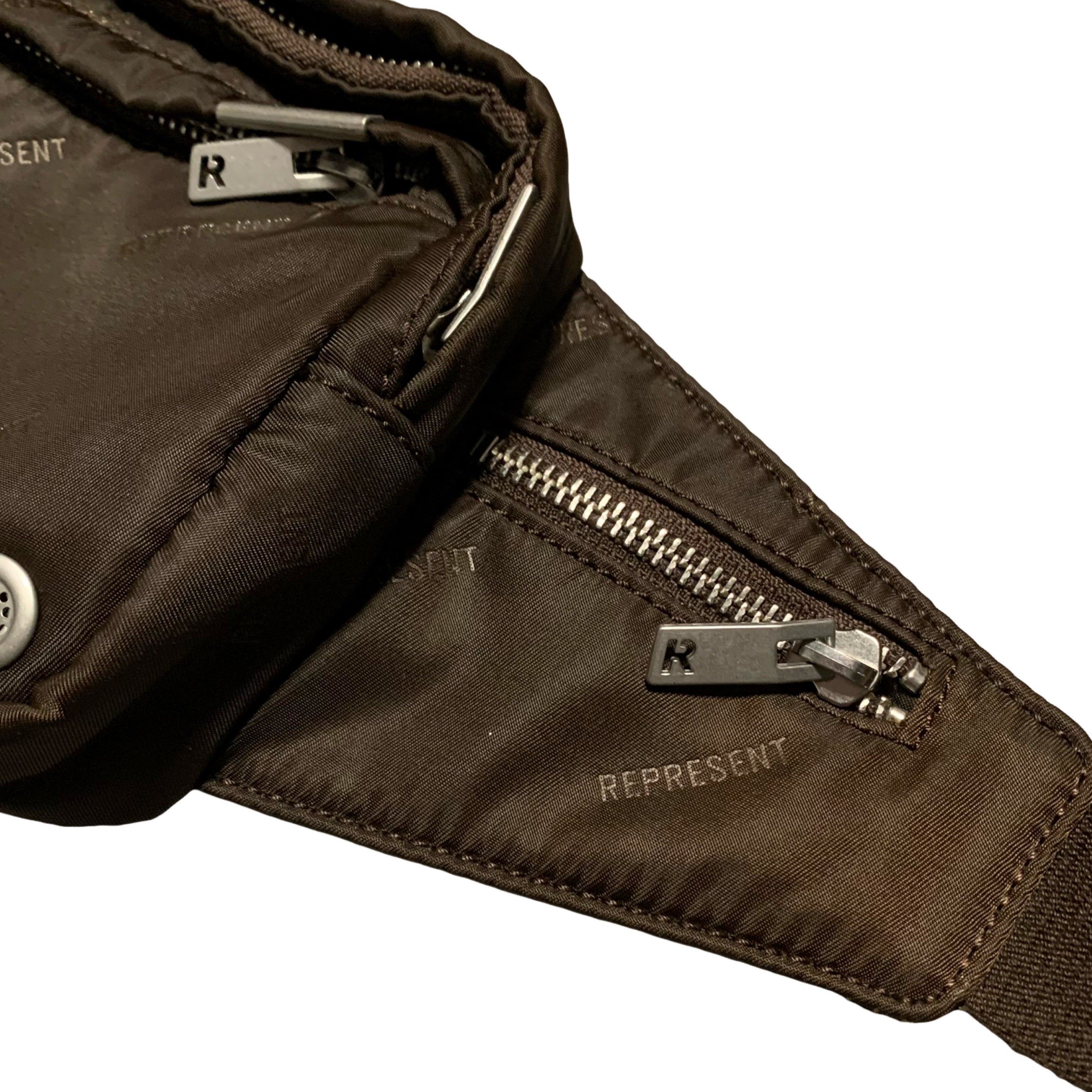 Represent Bag Cross Body All Over Print Brown Bag