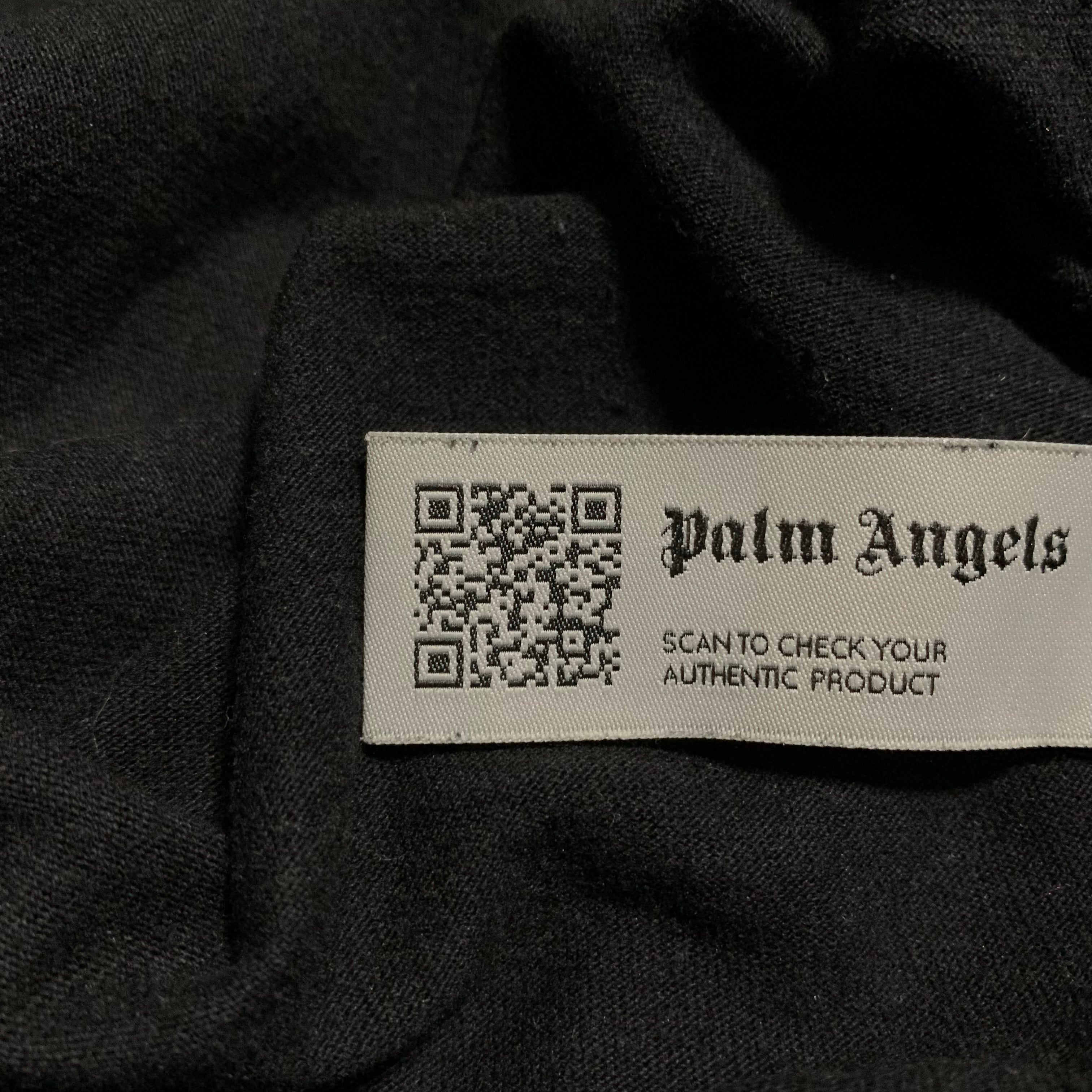 Palm Angels Small Getty Speedboat Classic Black Tee