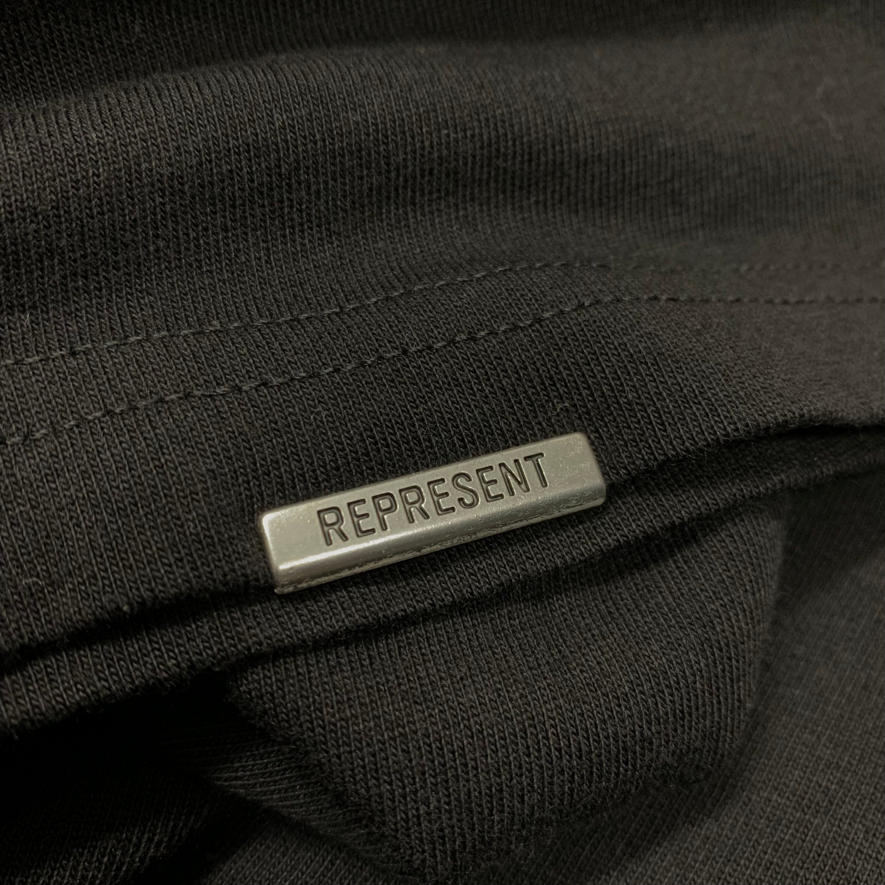 Represent Medium Tee Harrods Crest Black T-Shirt