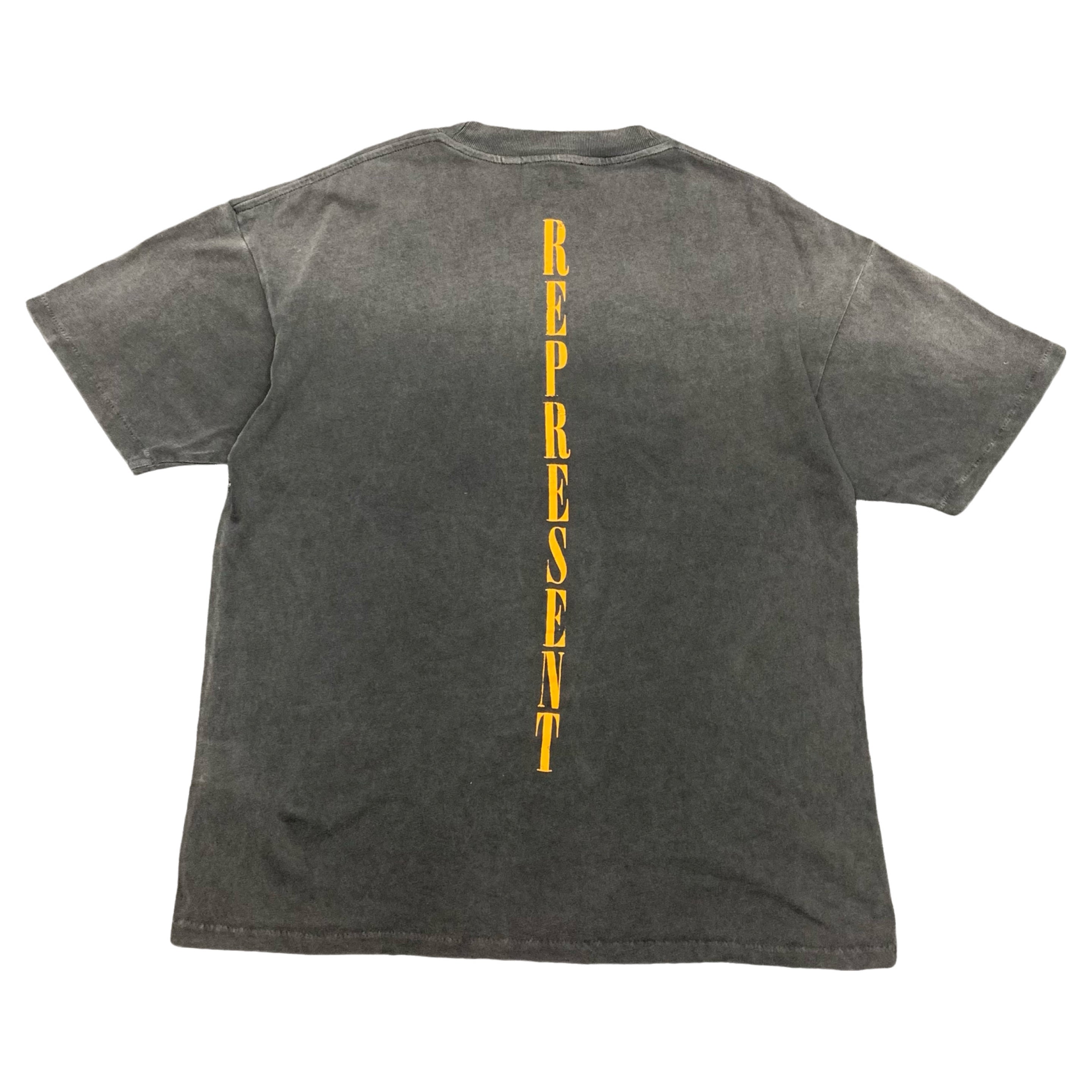 Represent Medium Tee Reborn Horizons Vintage Grey T-Shirt