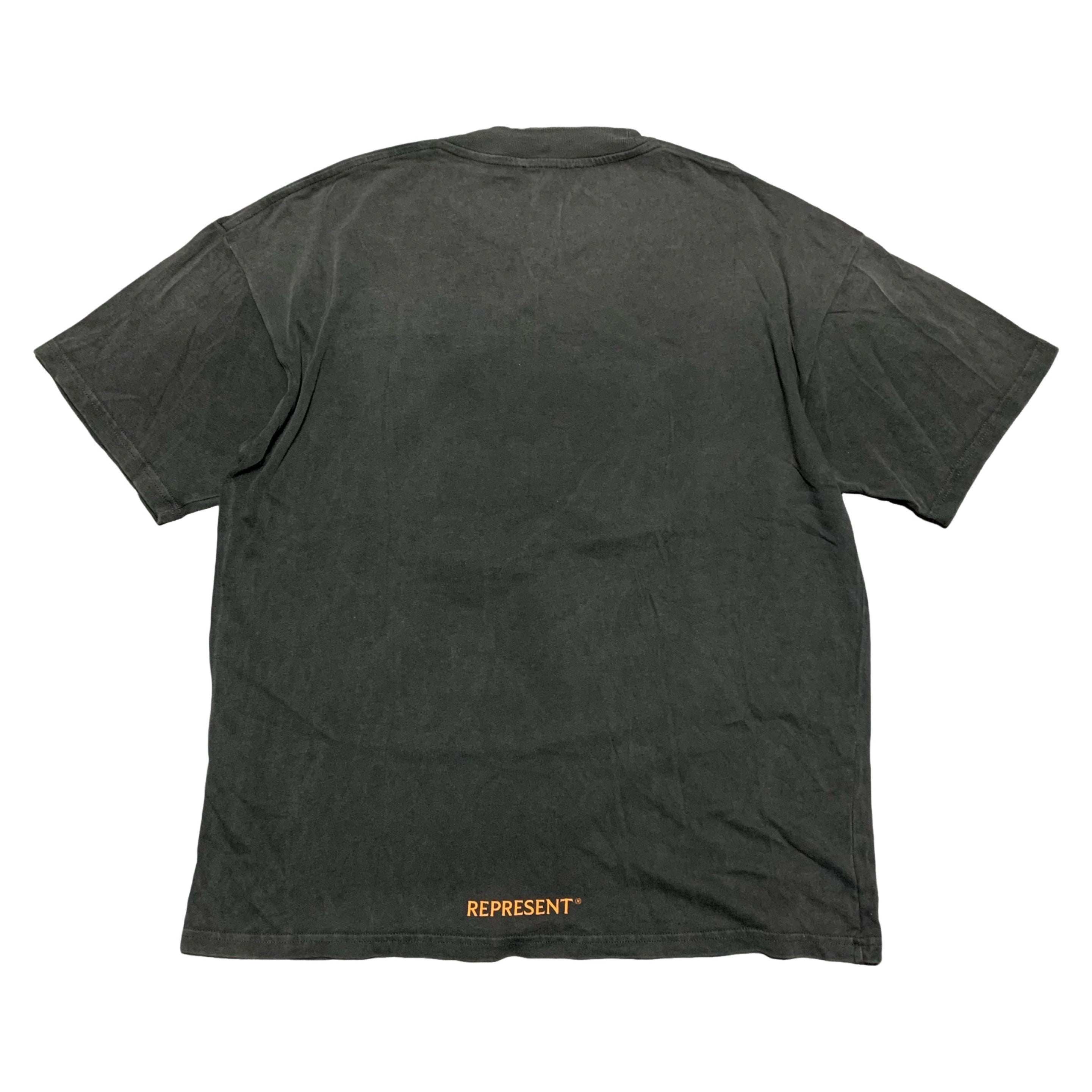 Represent Medium Horizons Aged Black Tee