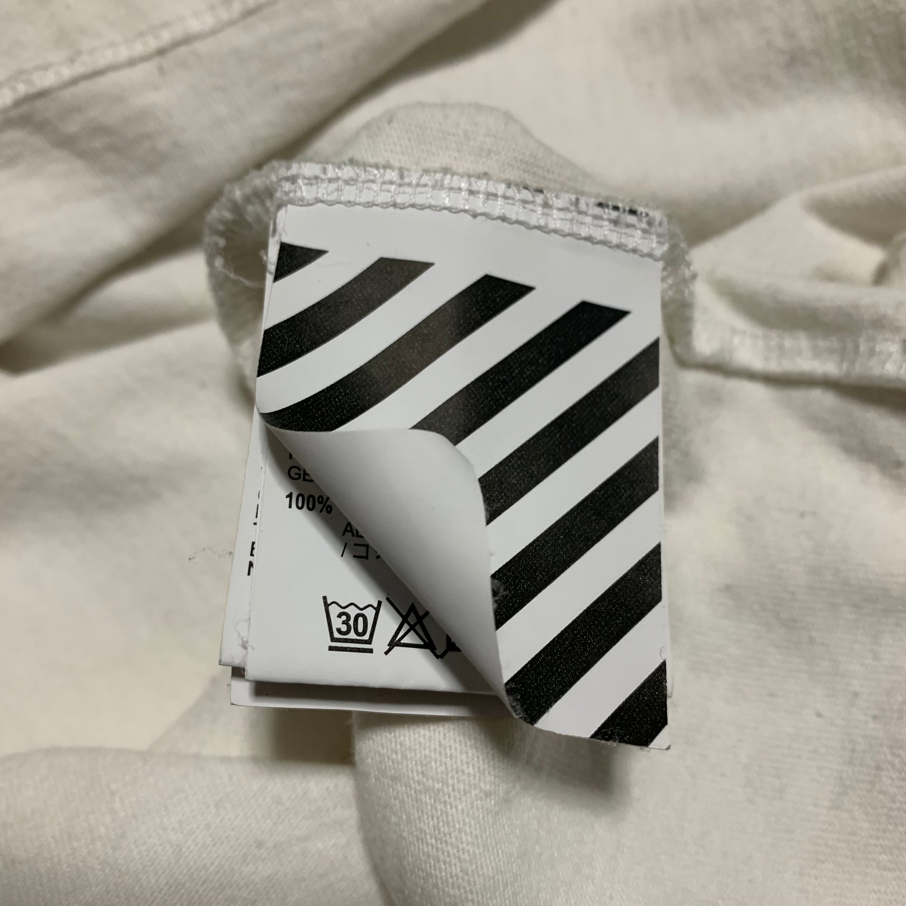 Off White Medium Off Logo White Tee Virgil Abloh 2020