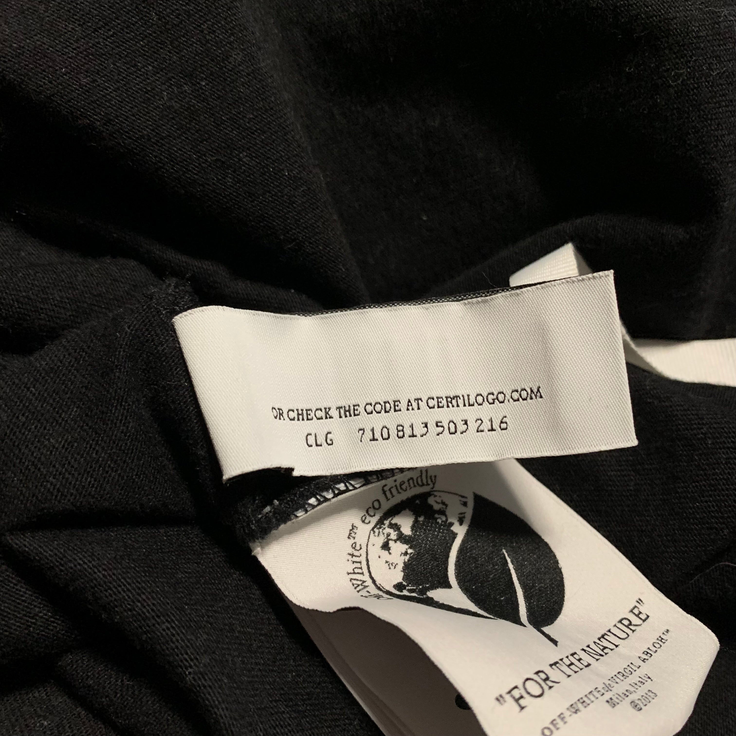 Off White Medium Metal Arrows Black Tee Virgil Abloh