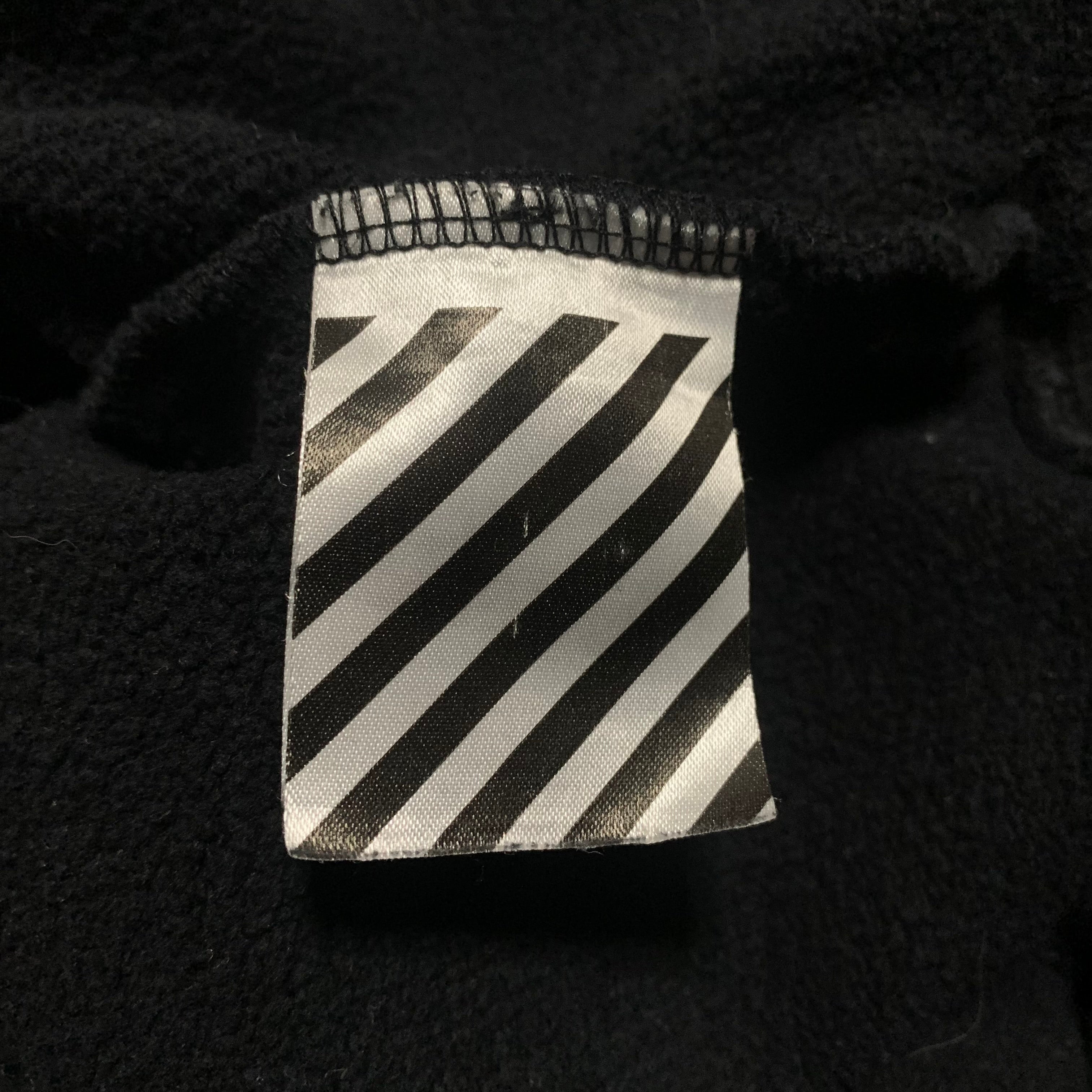 Off White Medium Wolf Sweatshirt Crewneck Black Virgil Abloh