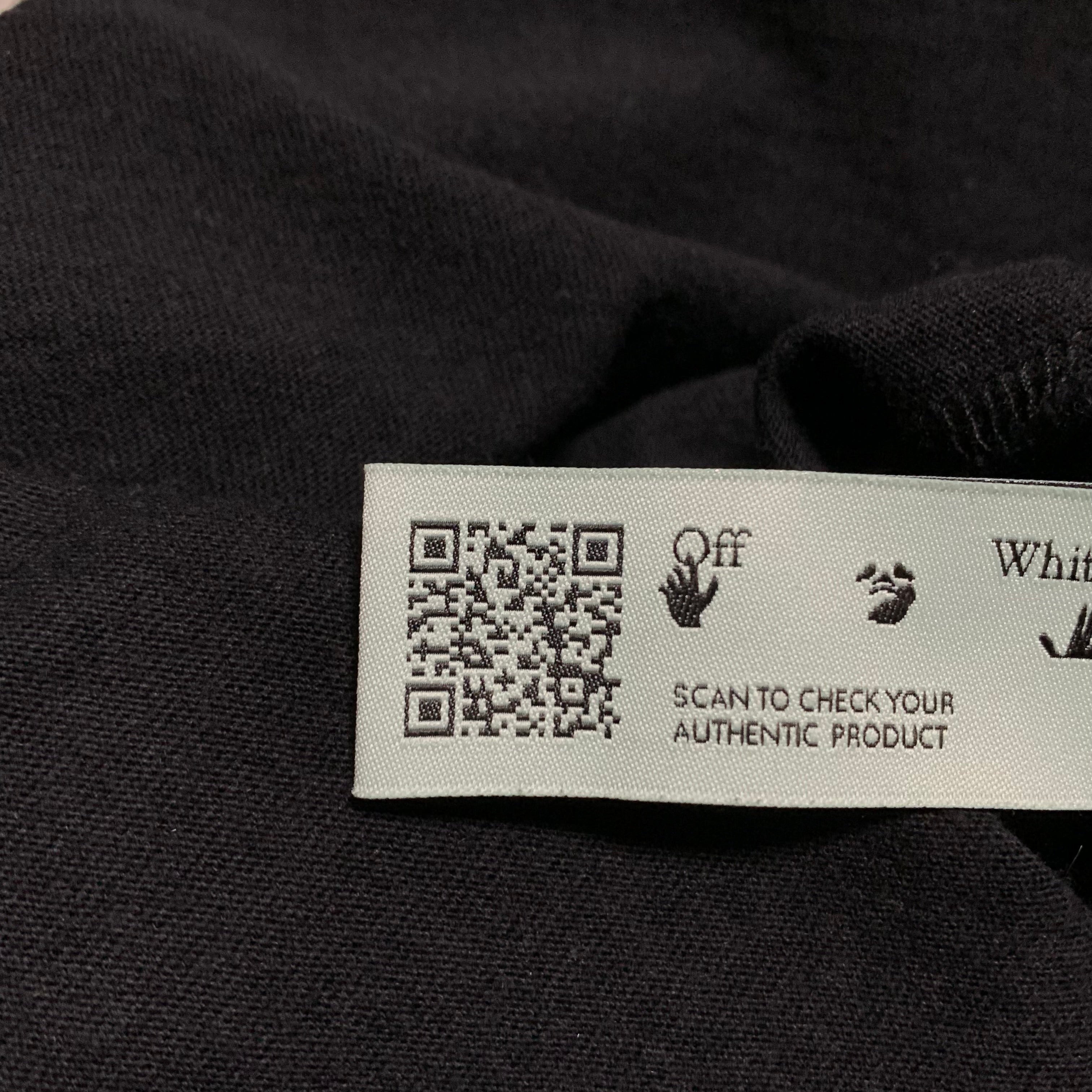 Off White Large Caravaggio Arrows Black Tee Virgil Abloh