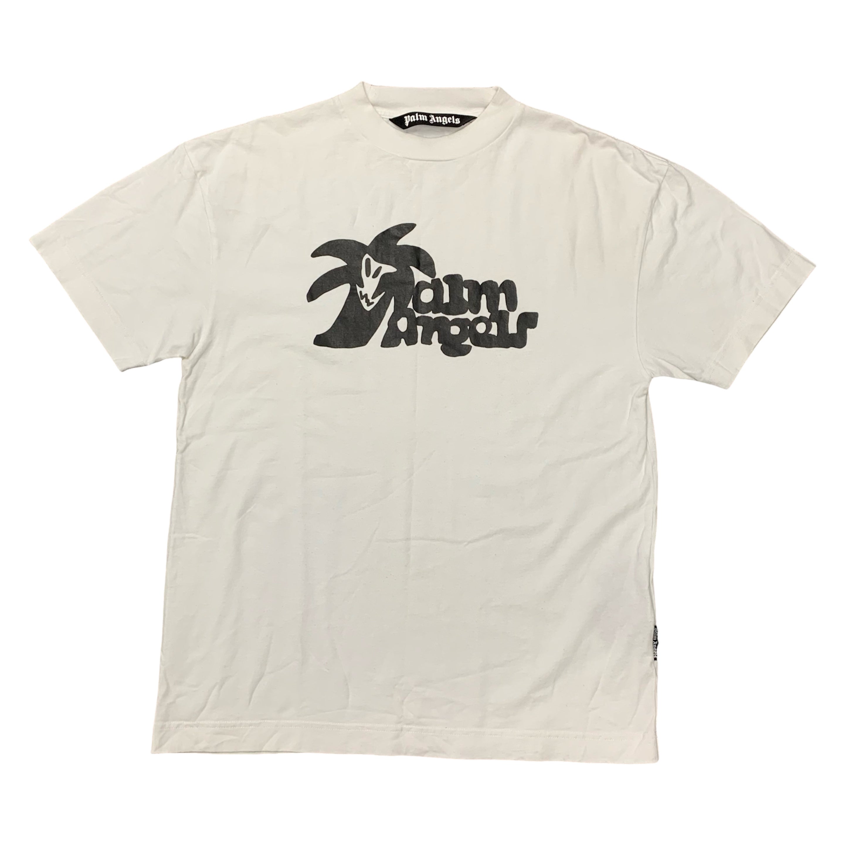 Palm Angels Small Tee Hunter Leon Classic White T-Shirt