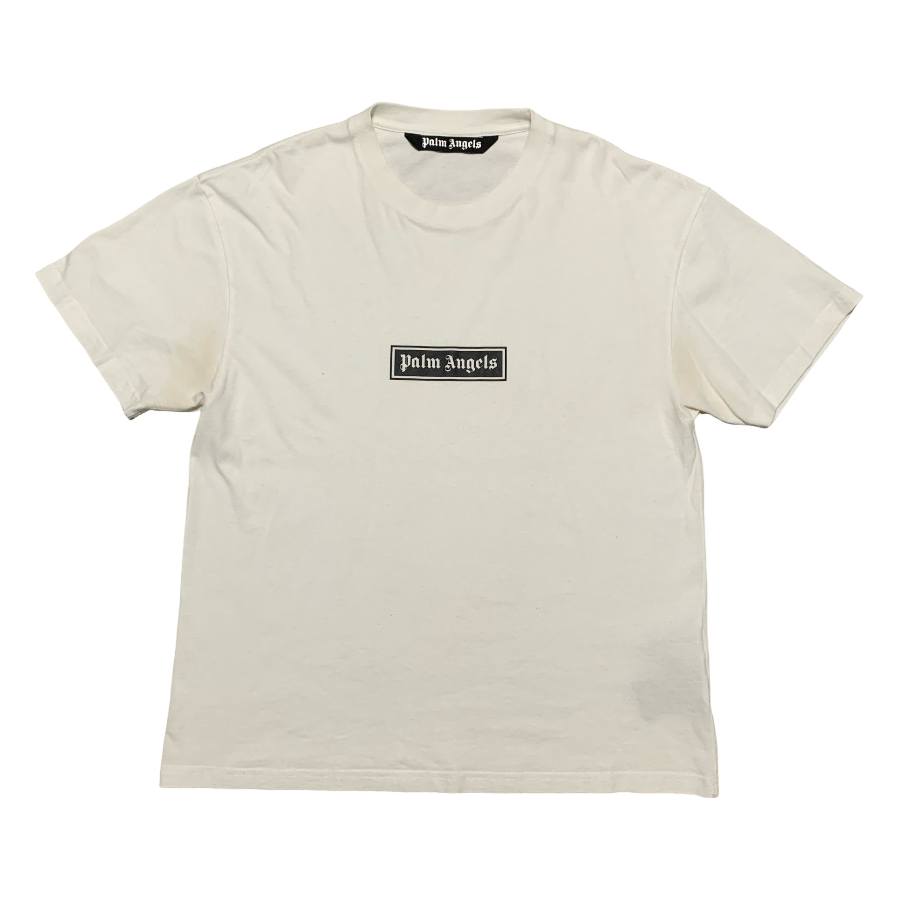 Palm Angels Medium Logo Graphic White Tee