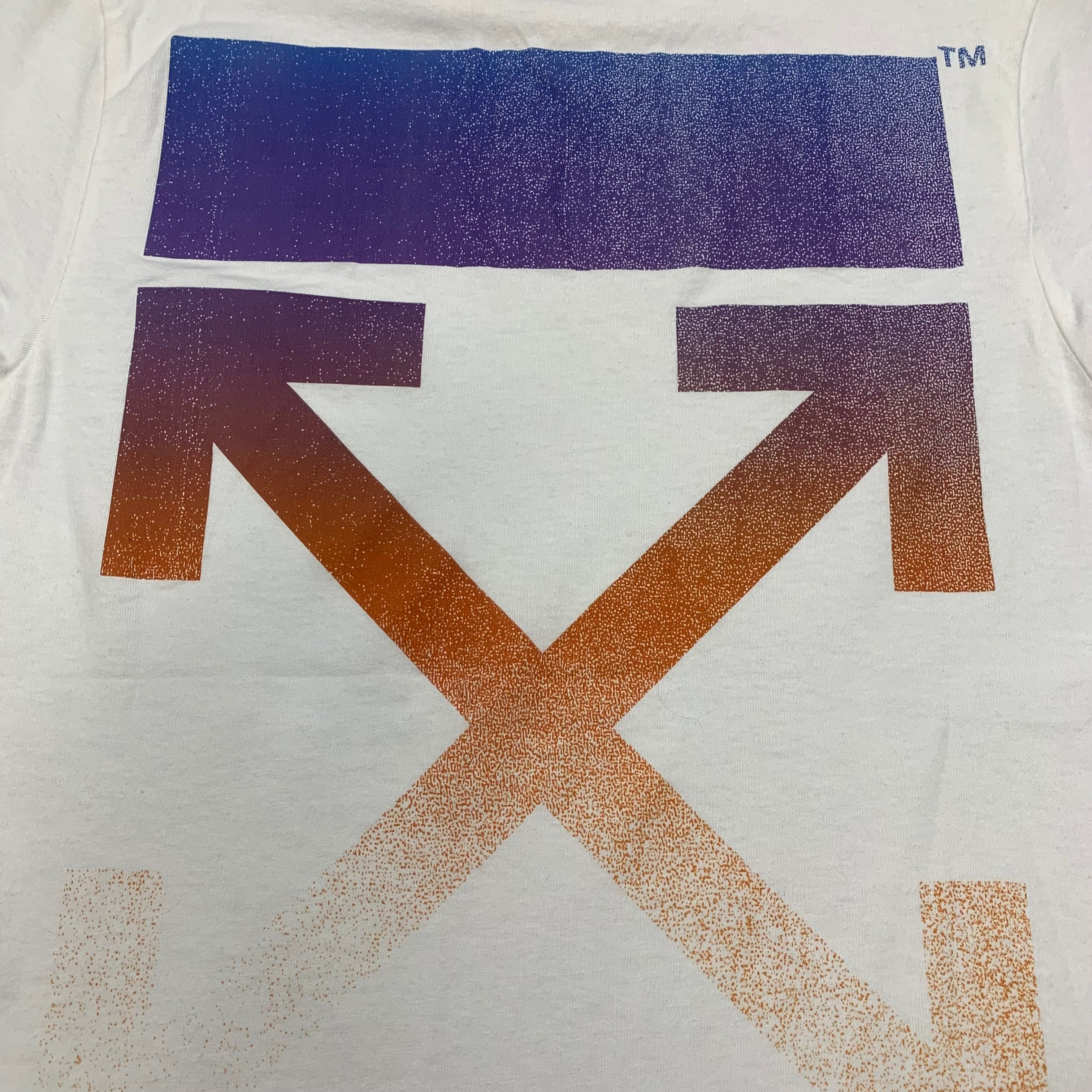 Off White XXS Tee Degrade Arrows White T-Shirt Virgil Abloh
