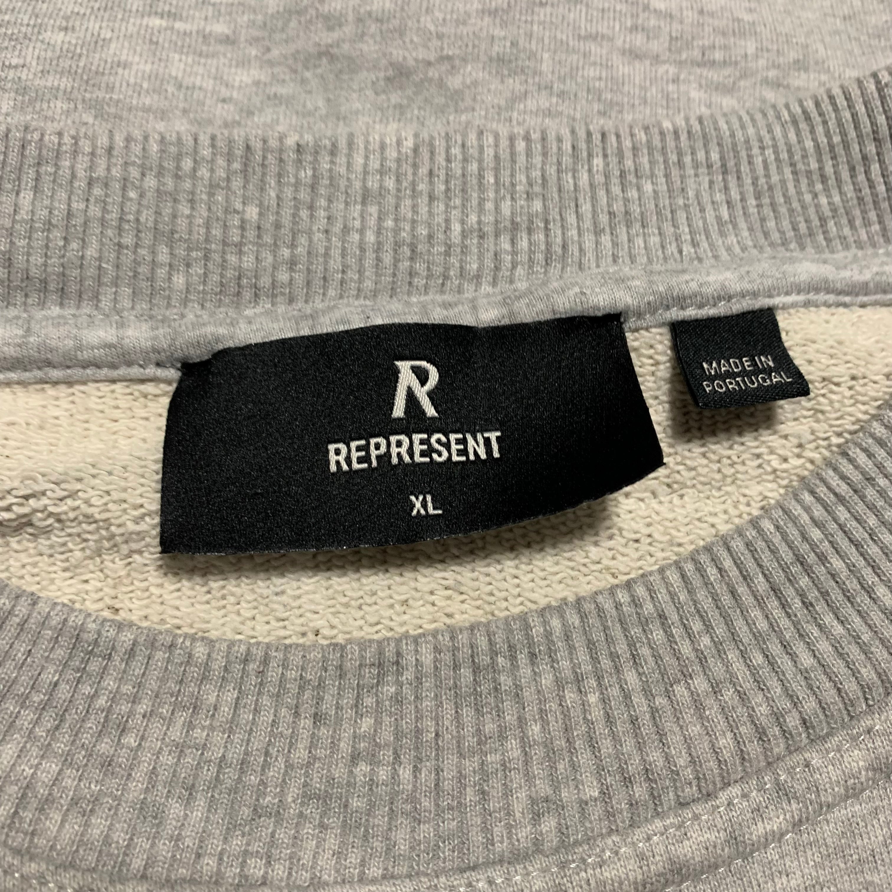 Represent XL Owners Club Grey Sweater Sweatshirt Crewneck