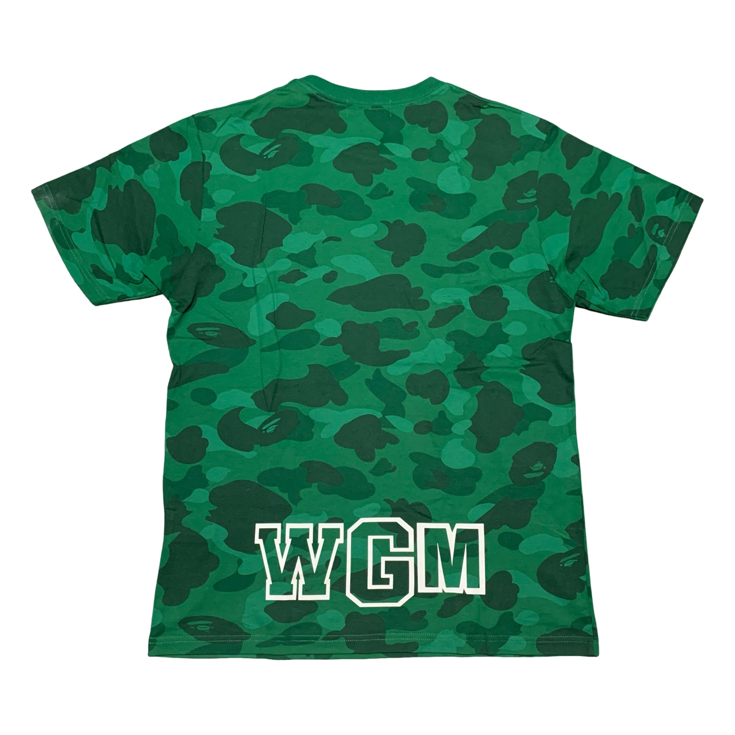 Bape Medium Shark Green Camo Tee A Bathing Ape