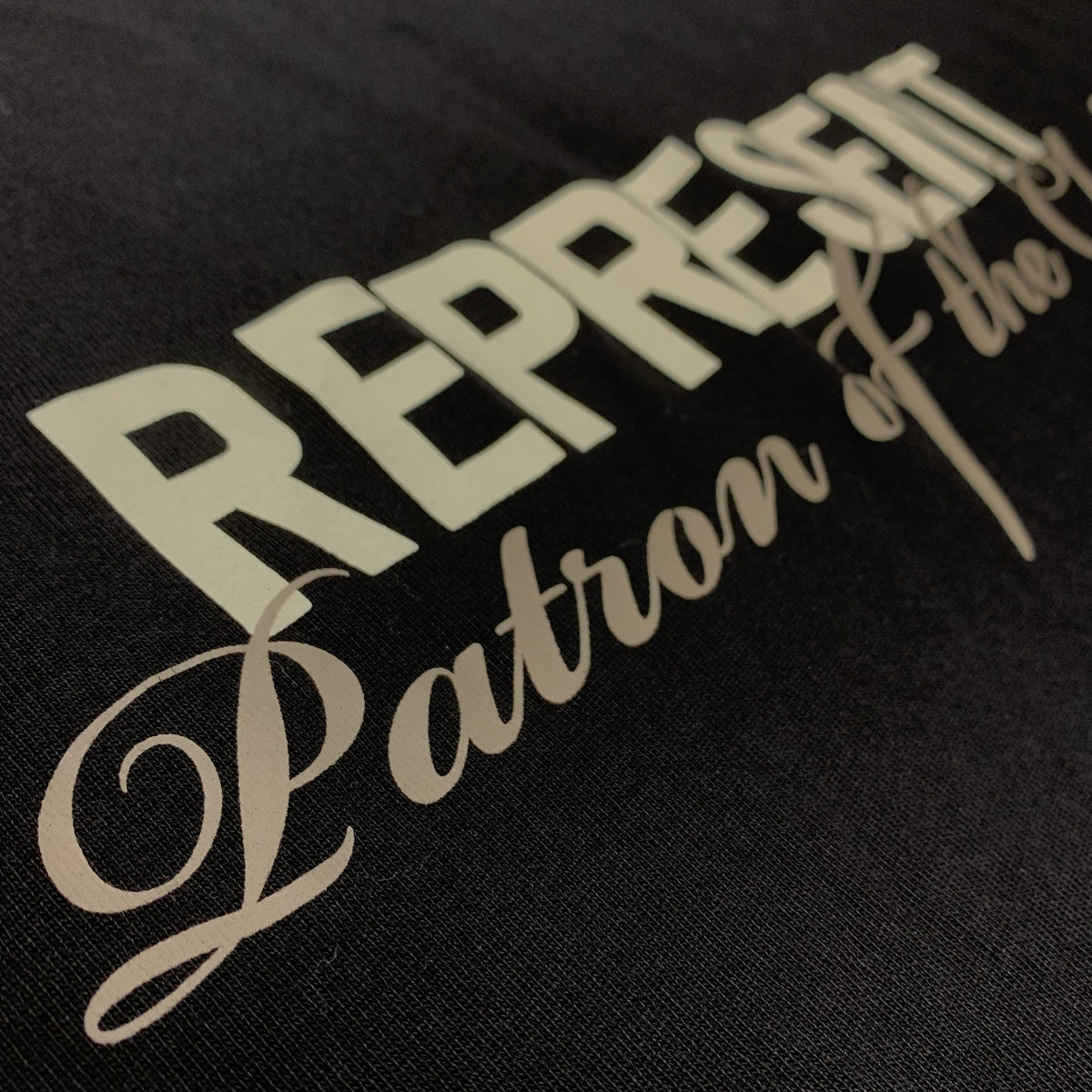 Represent Medium Tee Patron Of The Club Jet Black T-Shirt