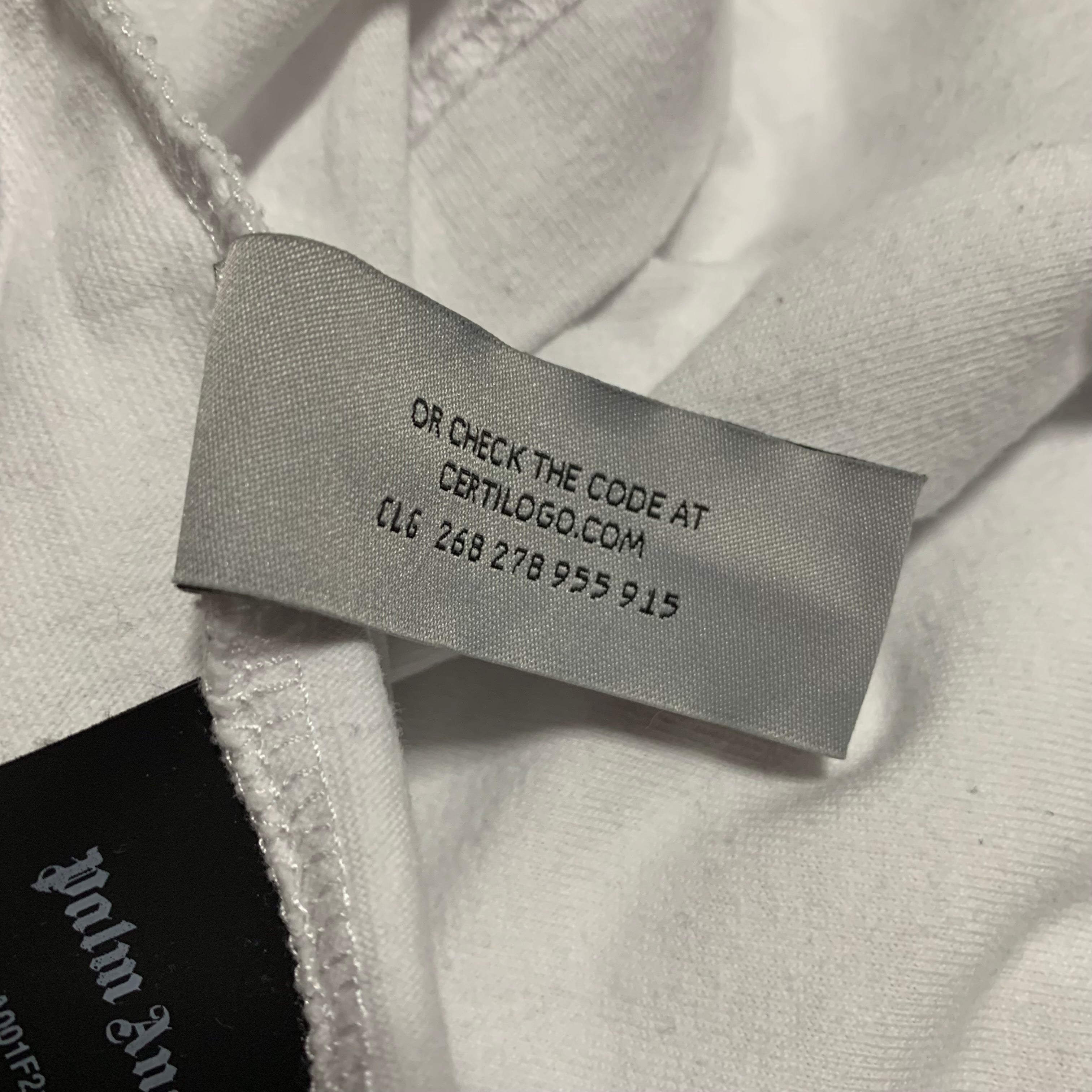 Palm Angels Medium Missoni Bear White Tee
