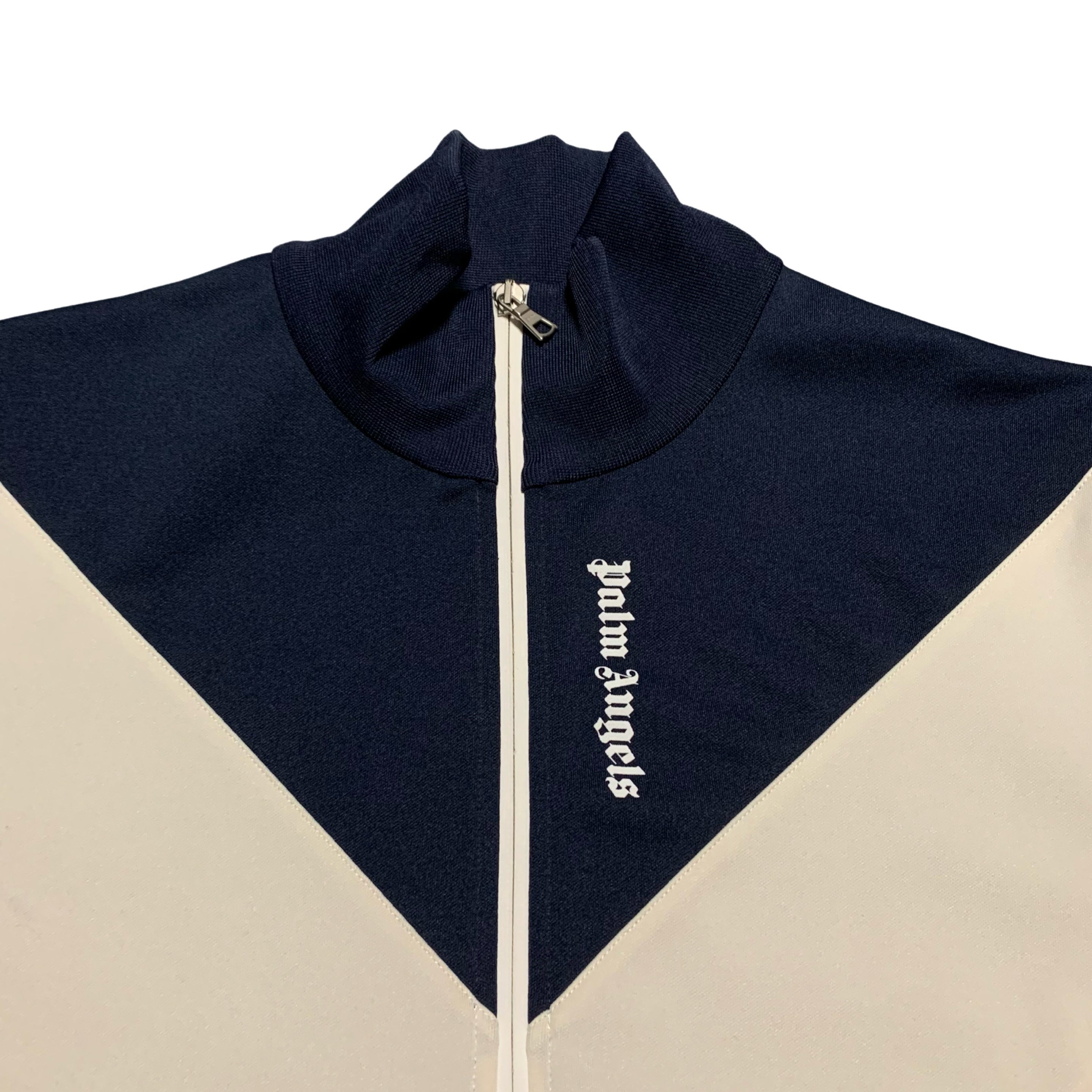 Palm Angels Medium Track Jacket V Colour Block Blue Jacket