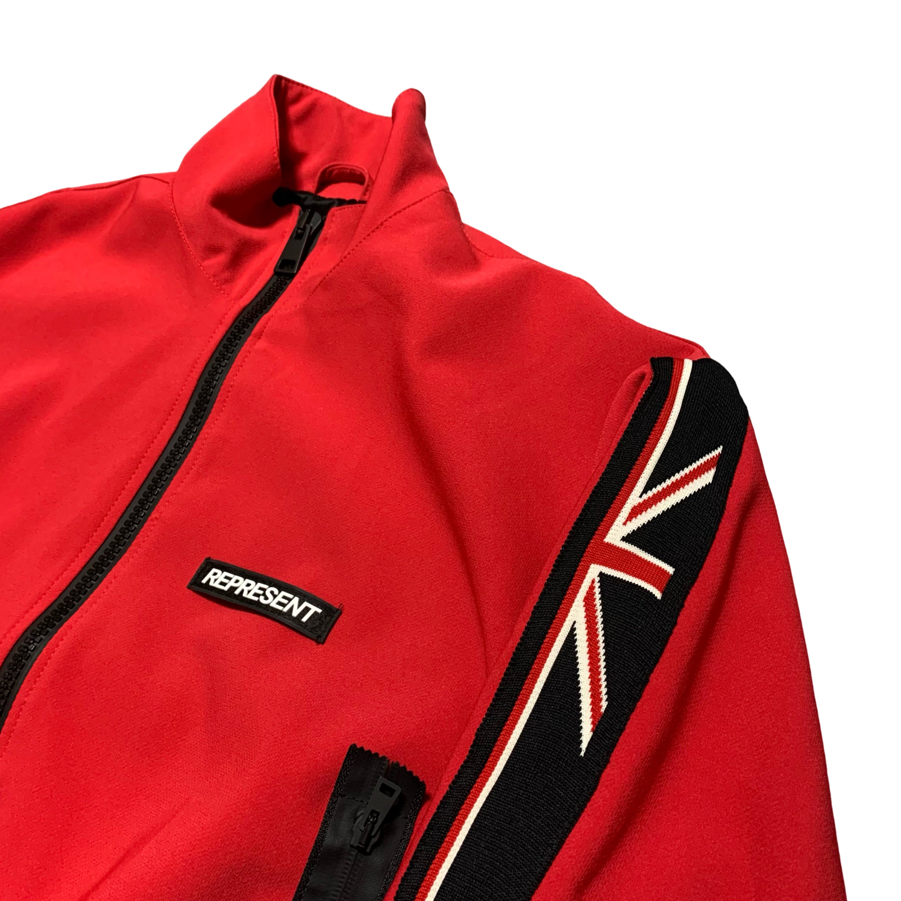 Represent Medium United Jack Red Zip Track Jacket British Made 2018