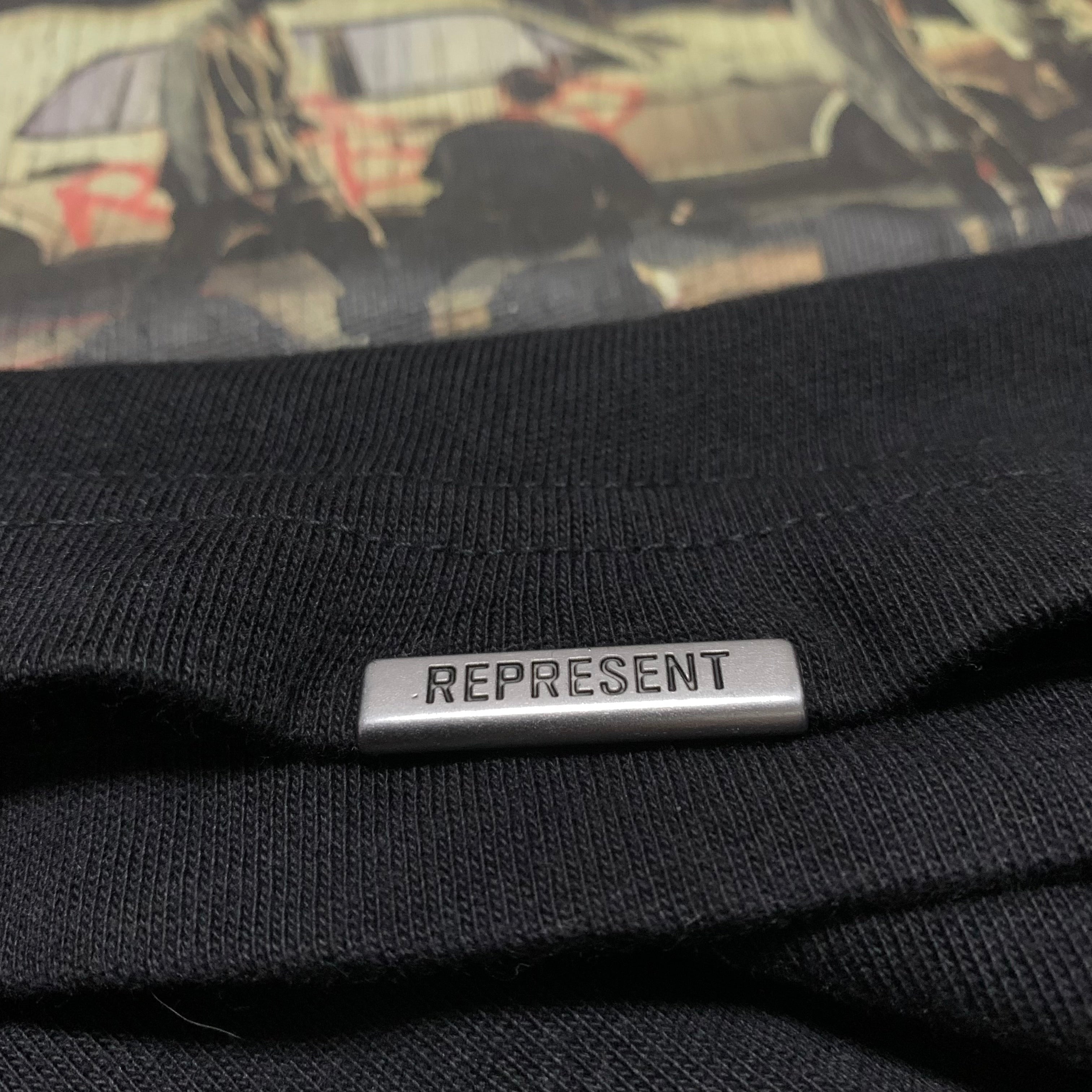 Represent Small The Spirits End Jet Black Tee
