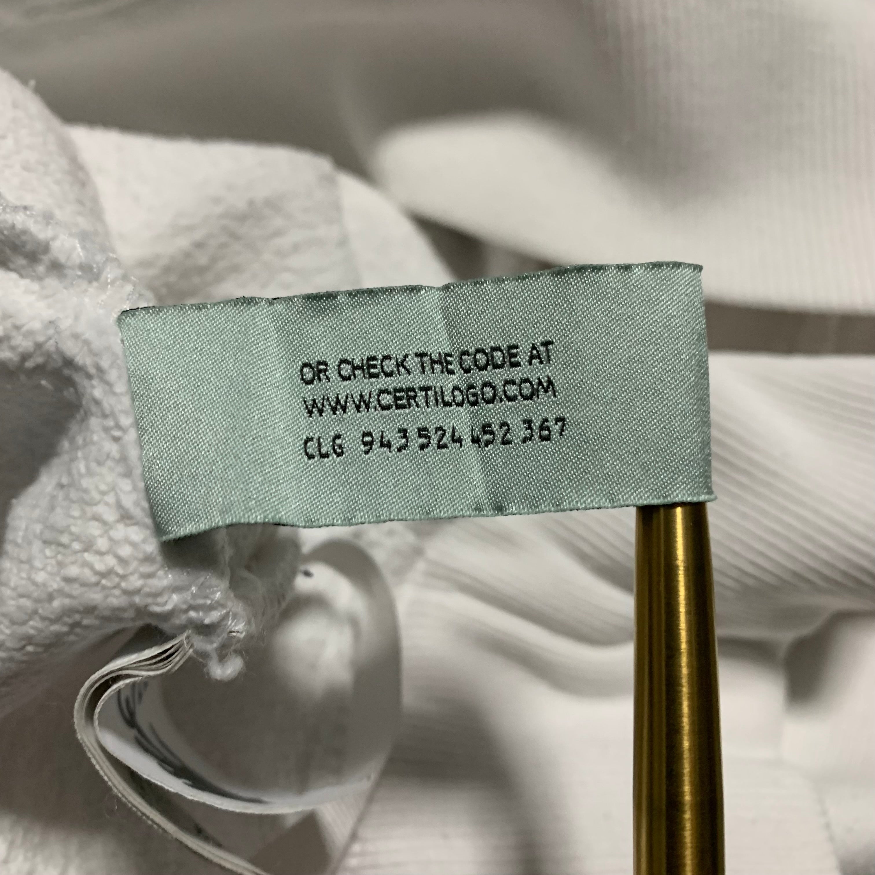Off White Medium Caravaggio Arrows White Hoodie Virgil Abloh