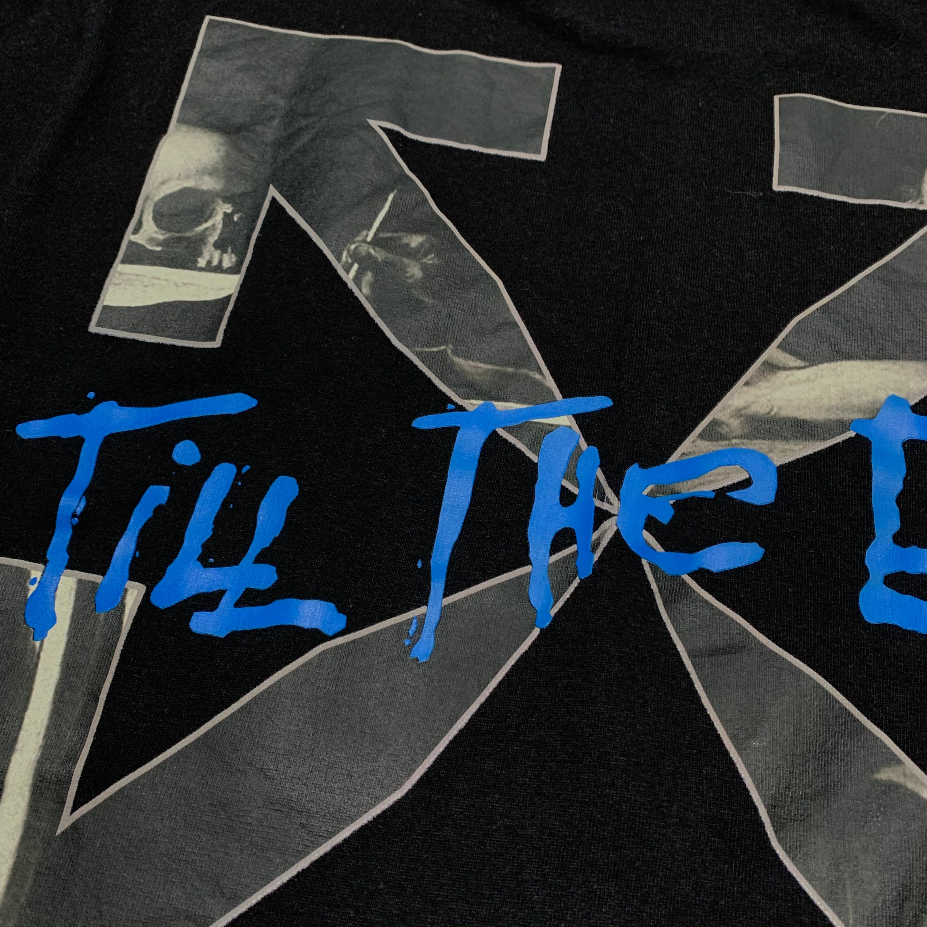 Off White Small Caravaggio Arrows Black Tee 'Till The End' Virgil Abloh