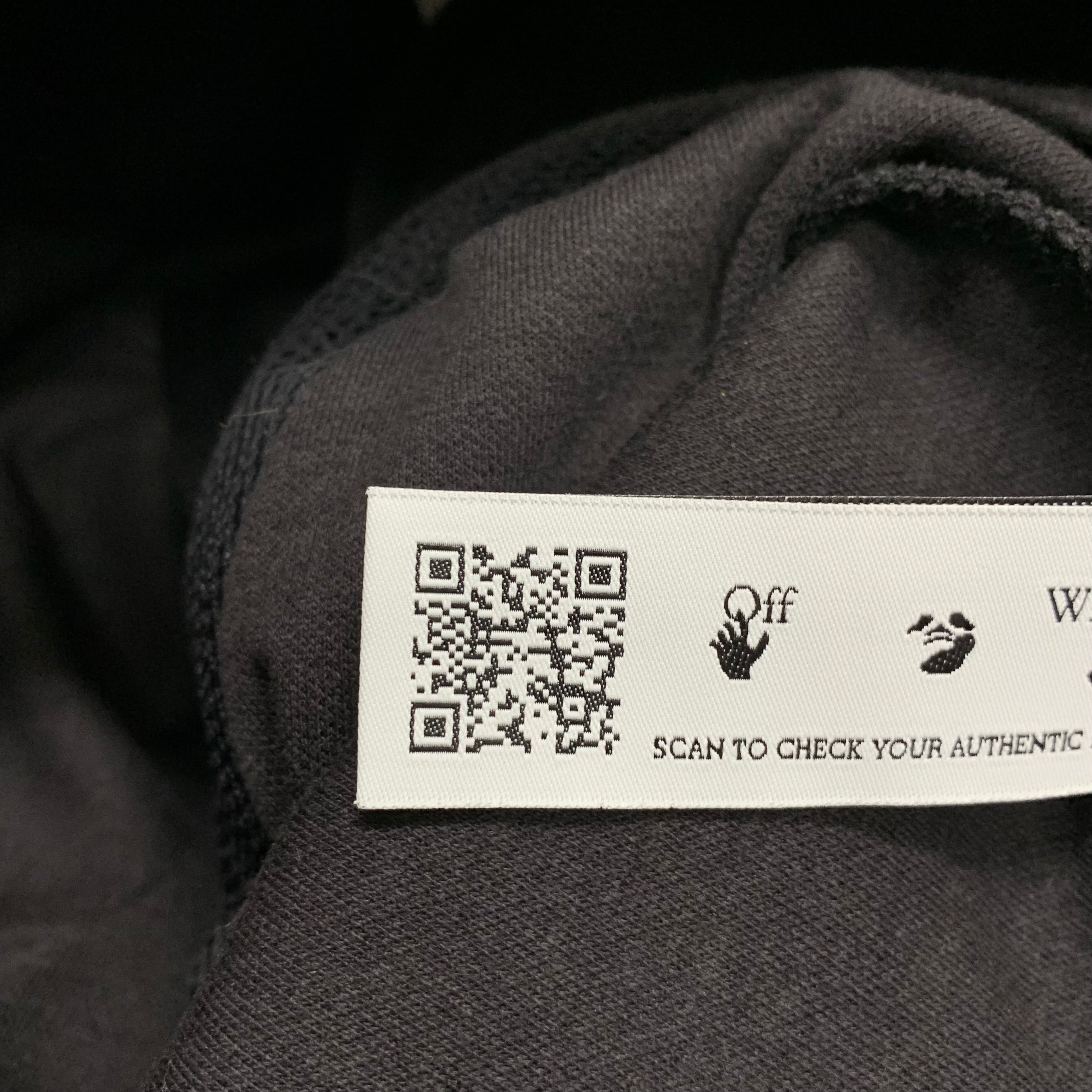 Off White Small Jacket Single Arrows Black Track Top Jacket Virgil Abloh