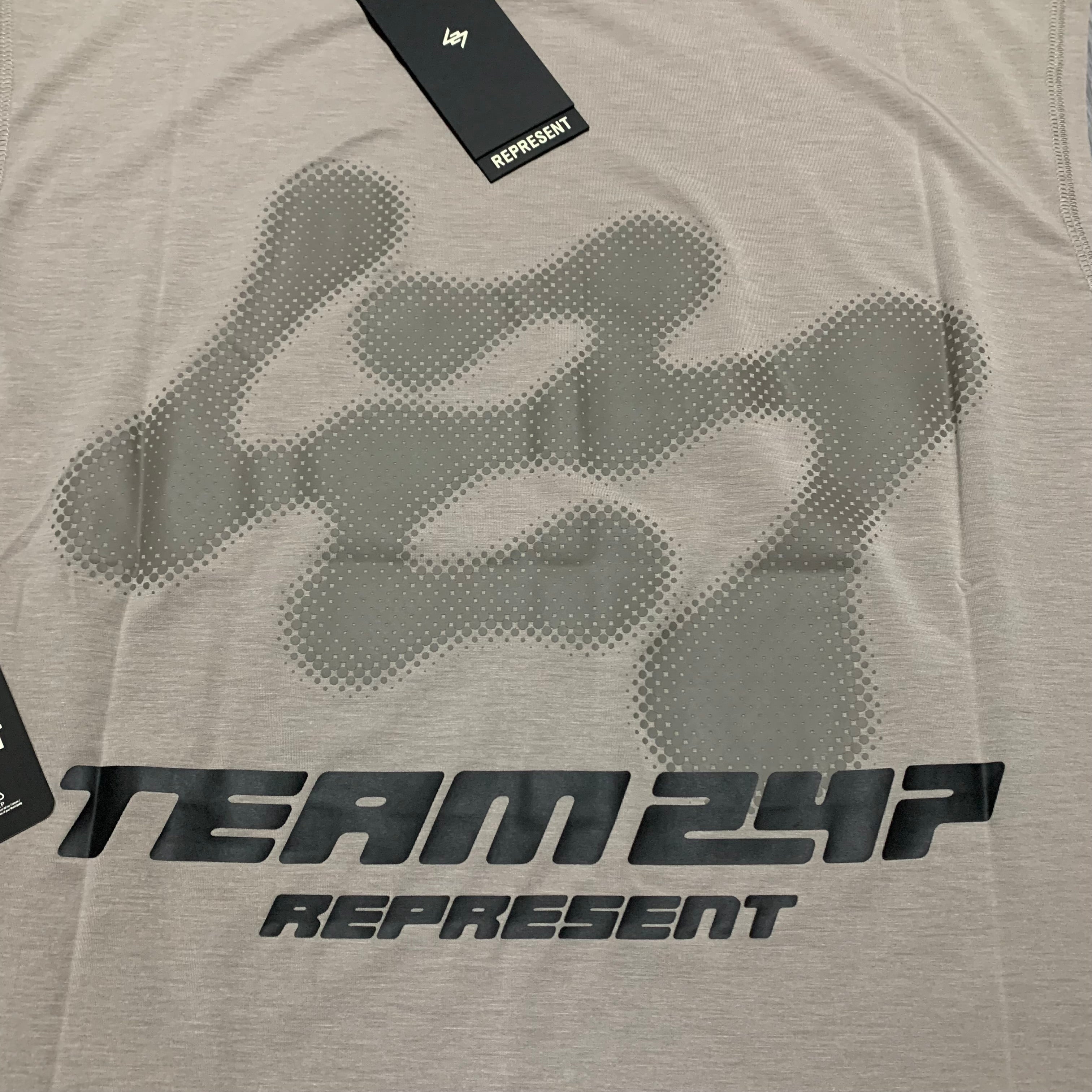 Represent XS 247 Tank Top Moonrock Oversized