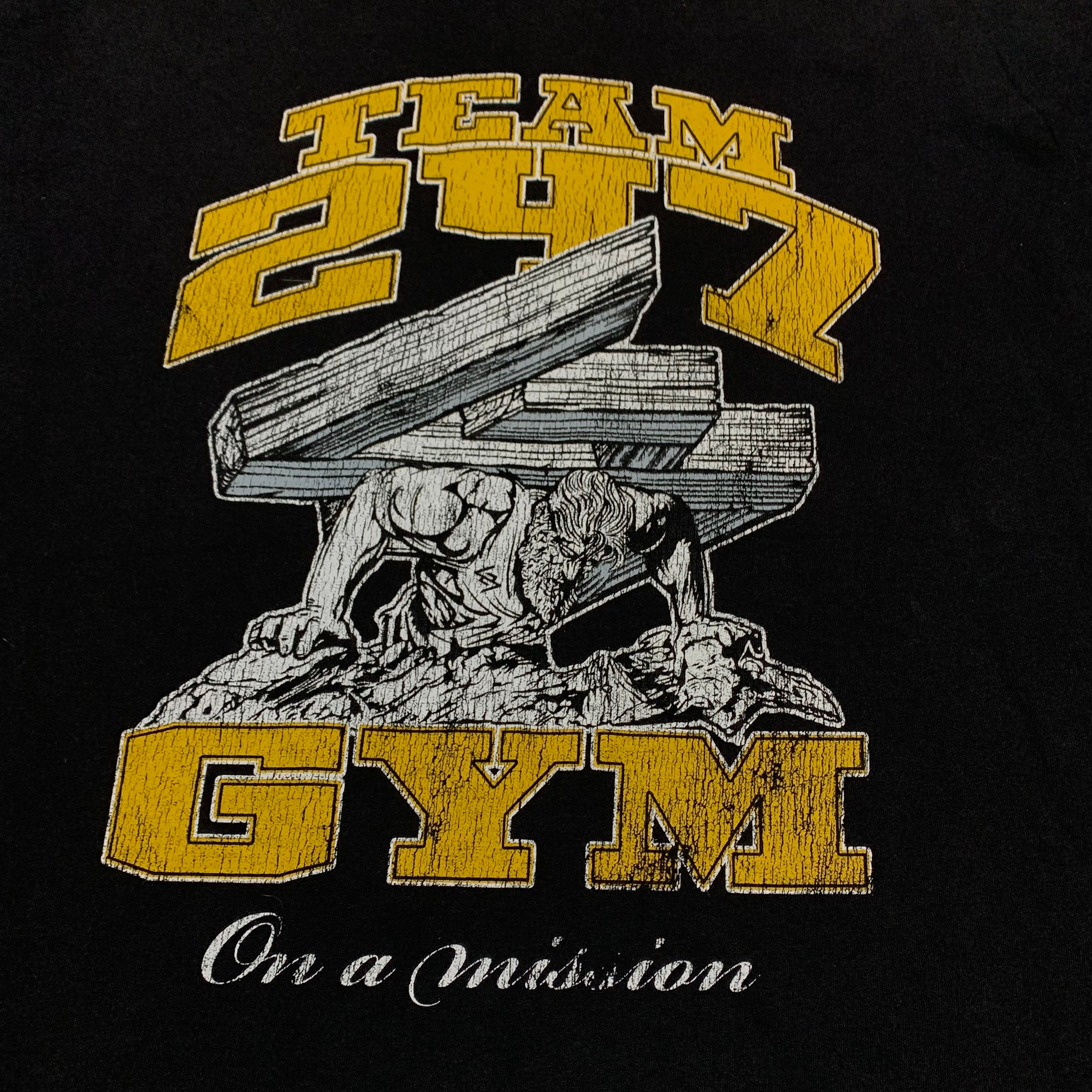 Represent XL Team 247 On The Shoulders Off Black Tee