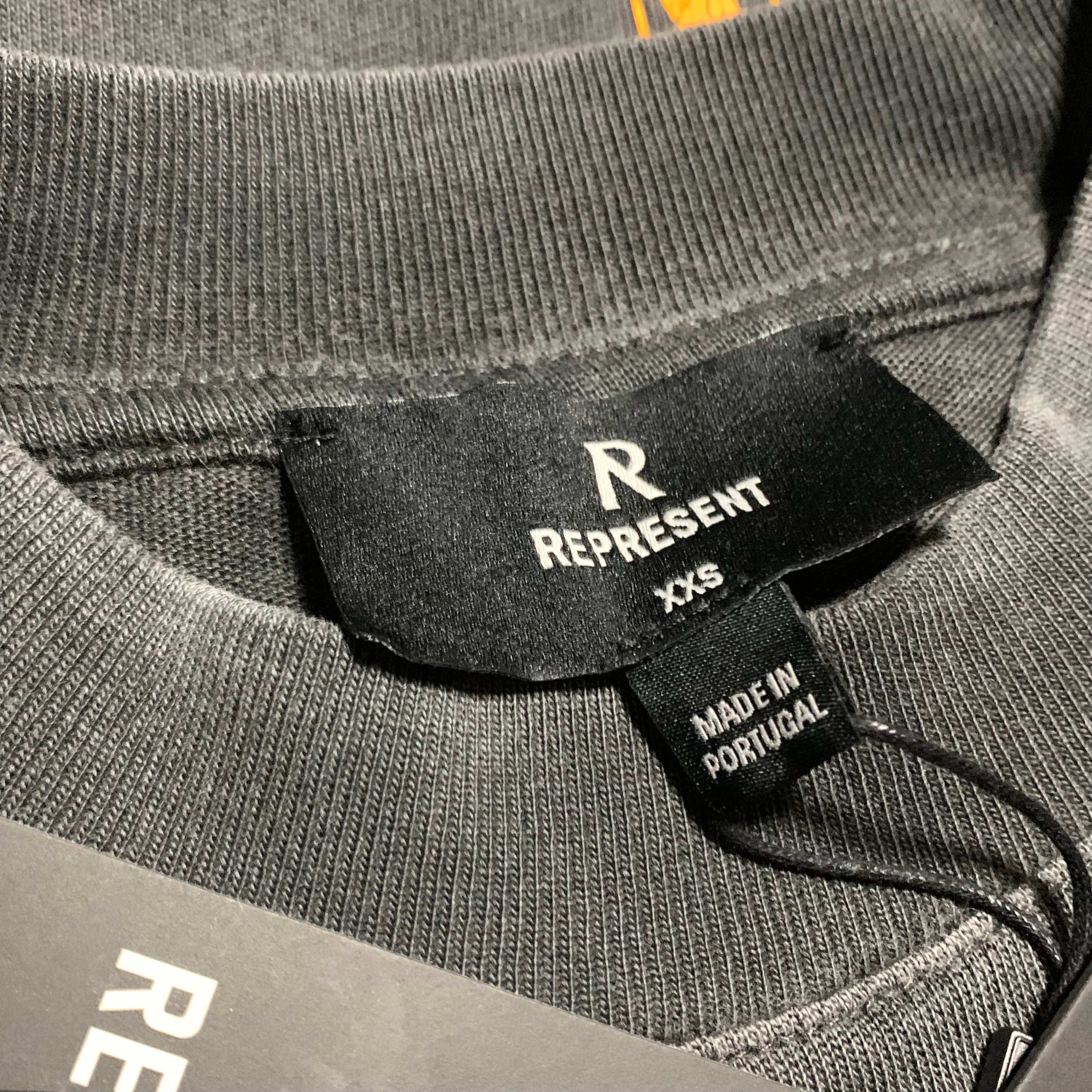 Represent XXS Reborn Aged Black Tee
