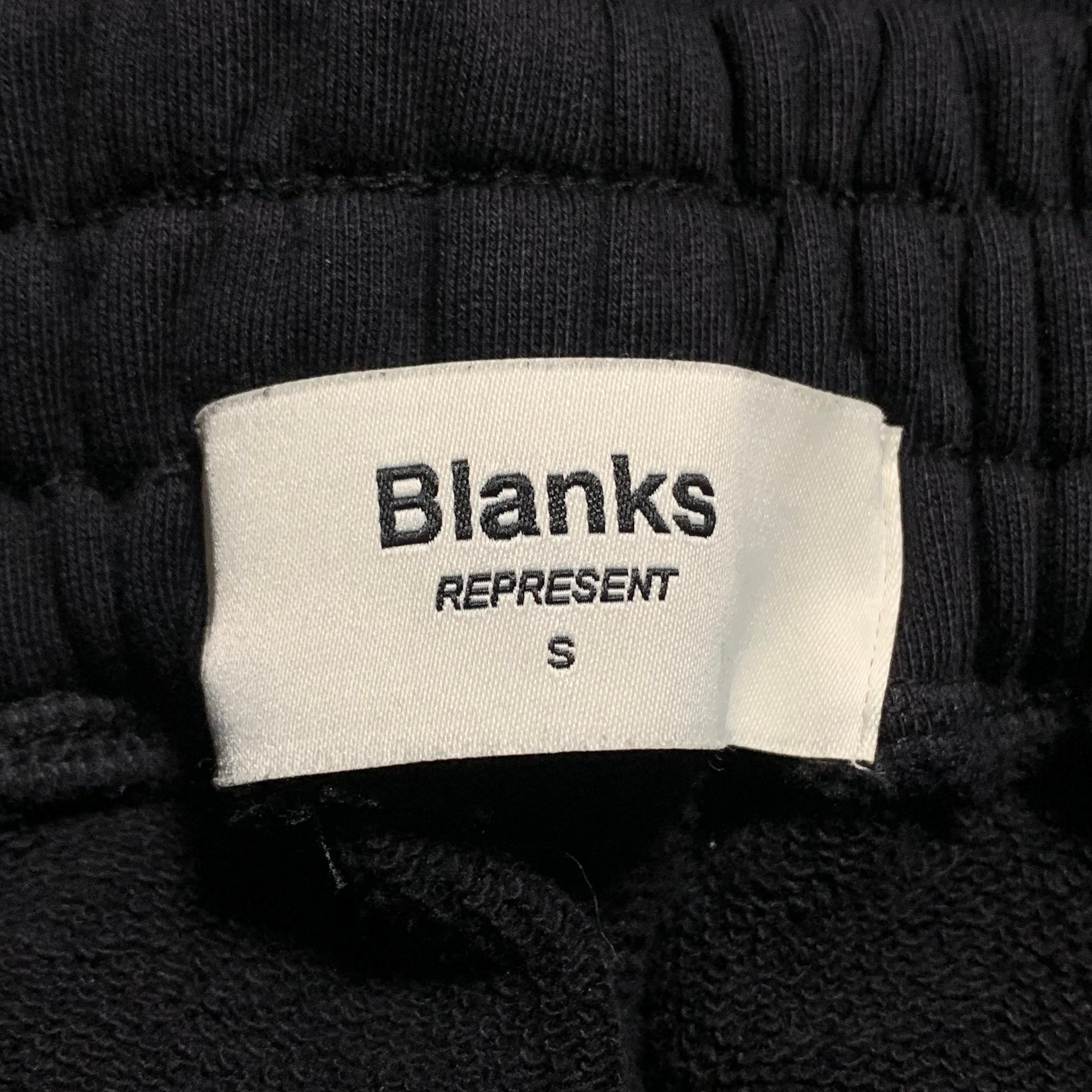 Represent Small Blanks Jogger Sweatpants Bottoms Jet Black