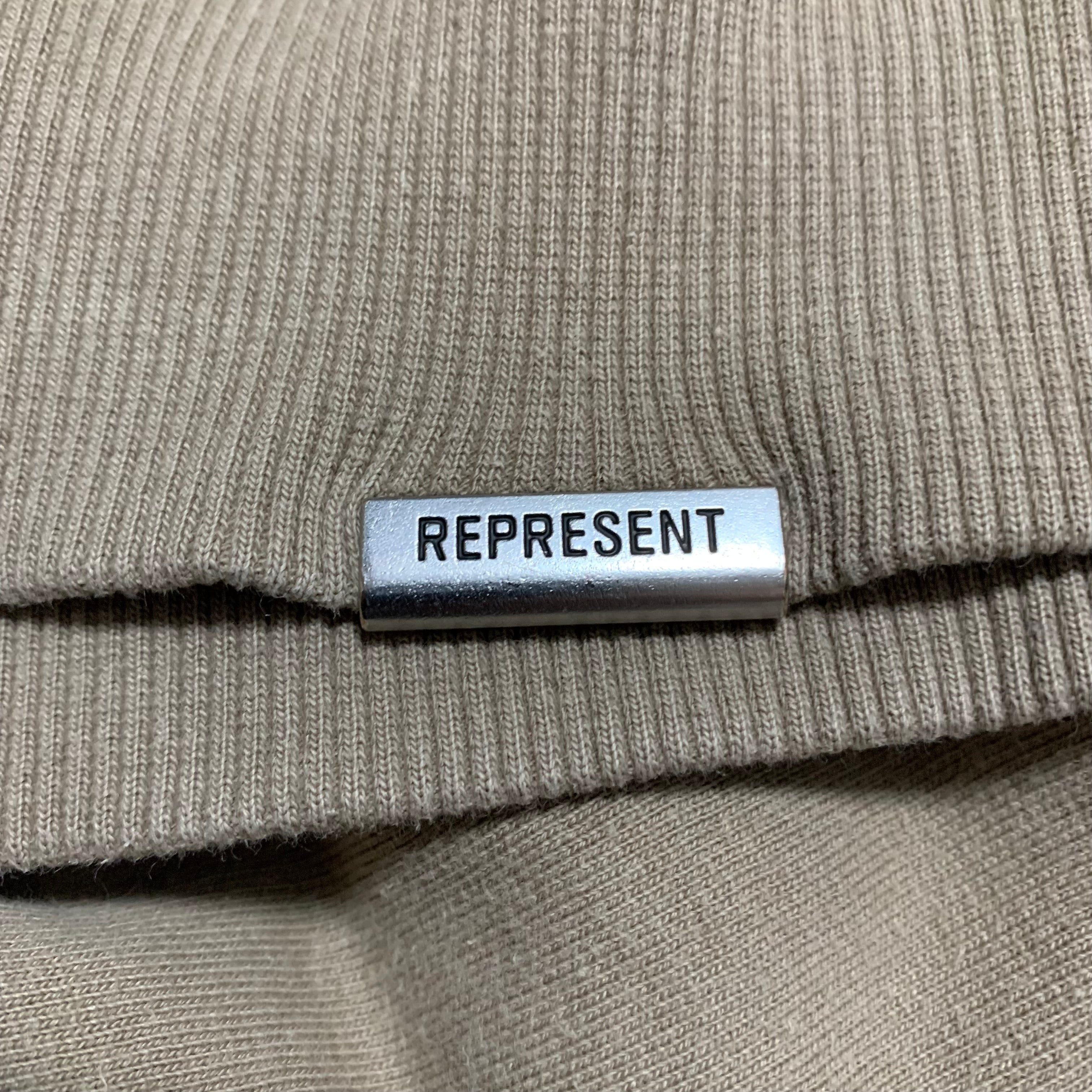 Represent Medium Blanks Beige Light Brown Sweater Sweatshirt Crewneck