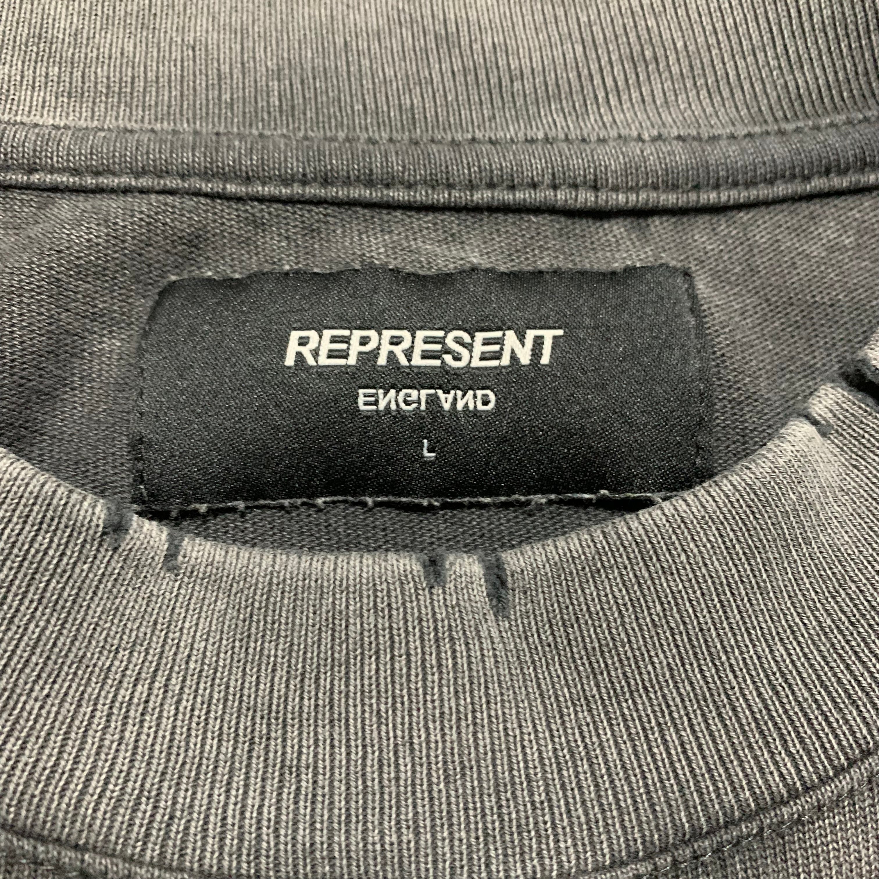Represent Large Faze Clan Vintage Grey Tee