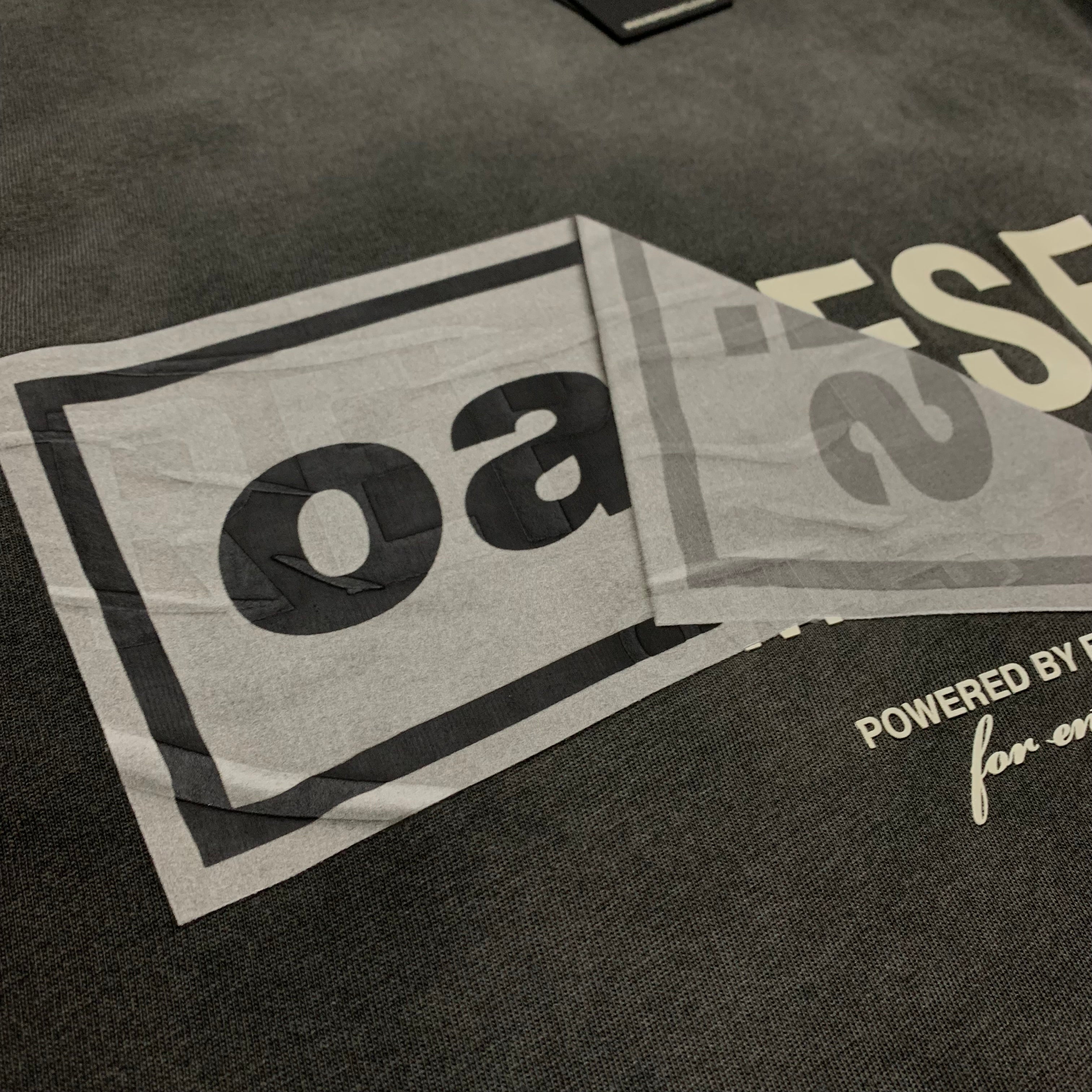 Represent Oasis Small Owners Club Stained Black Tee