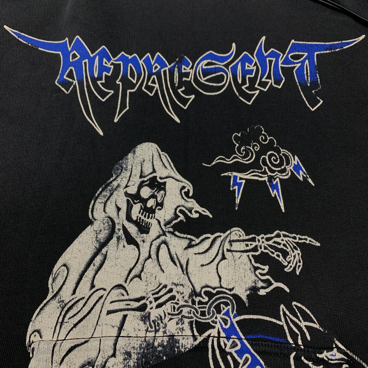 Represent Medium Hoodie Hard 2 Kill Vintage Black Hoodie