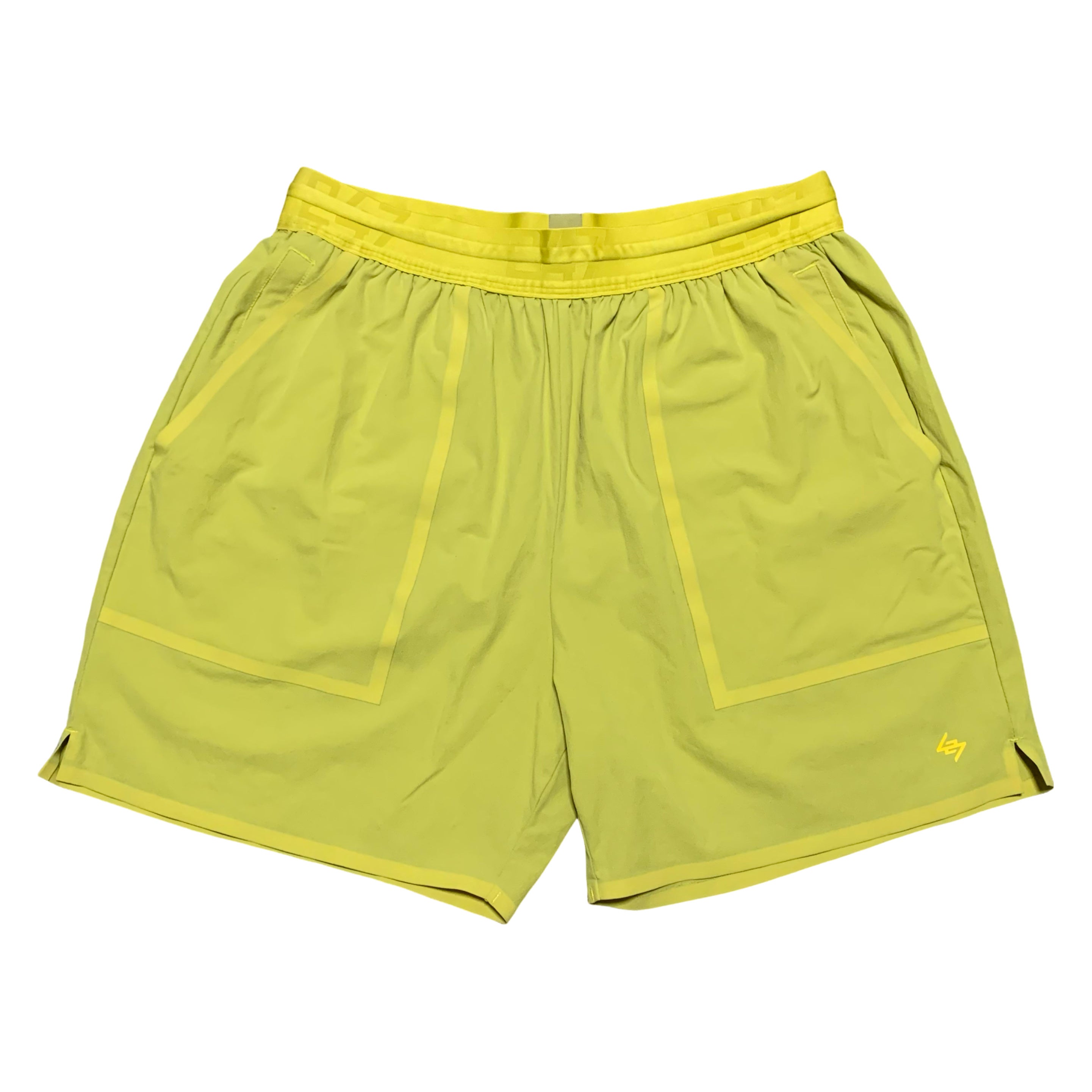 Represent Medium Shorts 247 Yellow Training Pants Bottoms