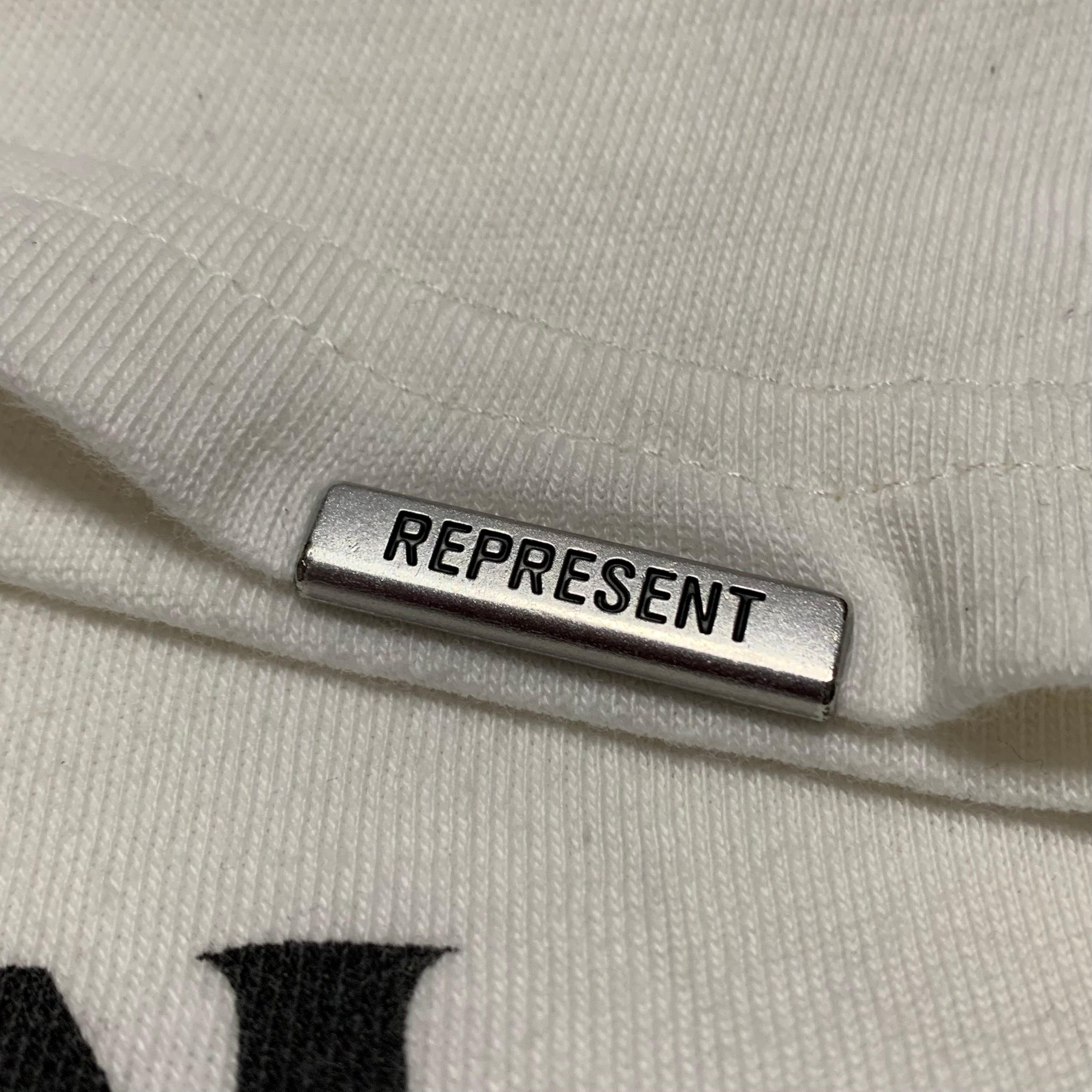 Represent Medium Icarus Flat White Tee