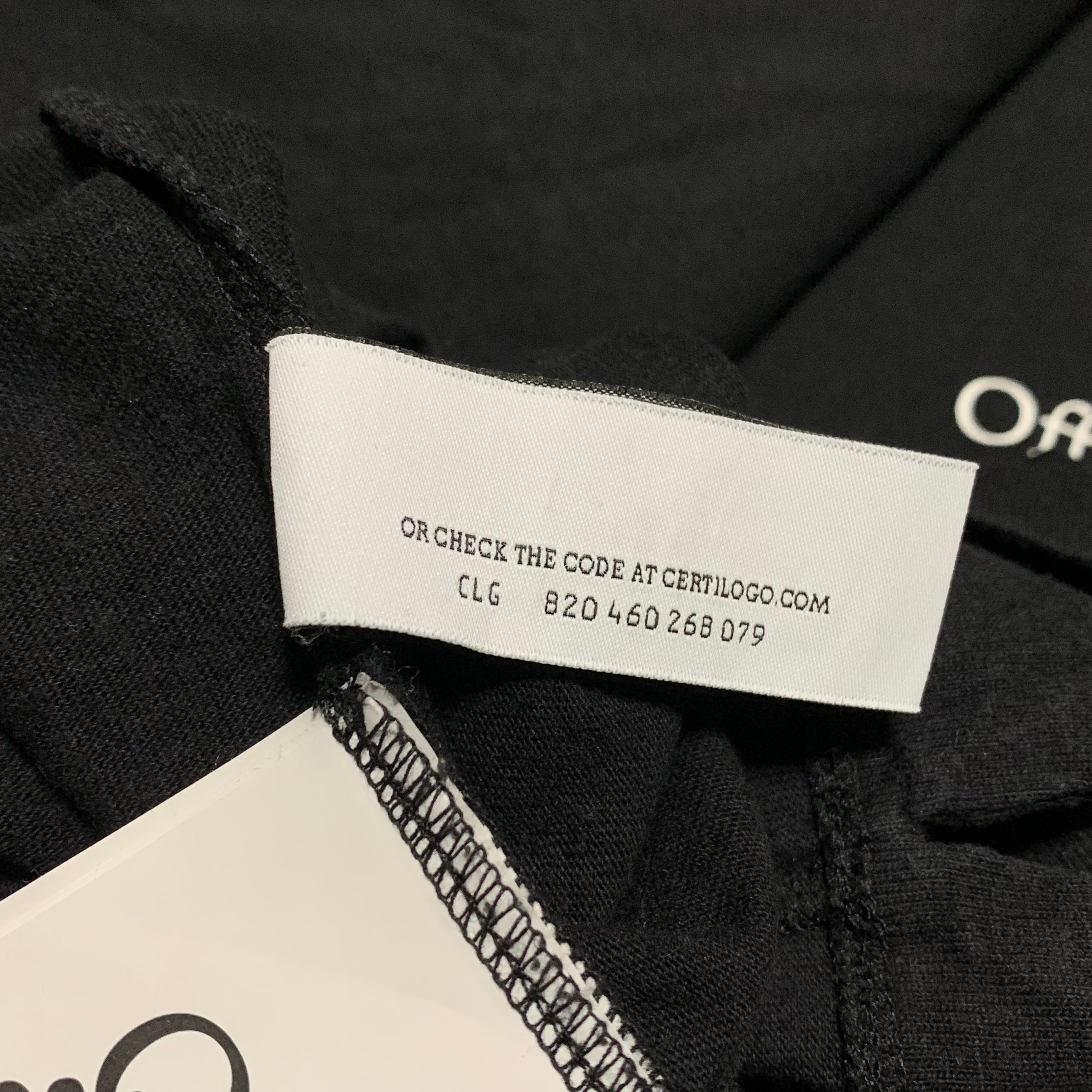 Off White Medium Caravaggio Painting Black Tee Virgil Abloh