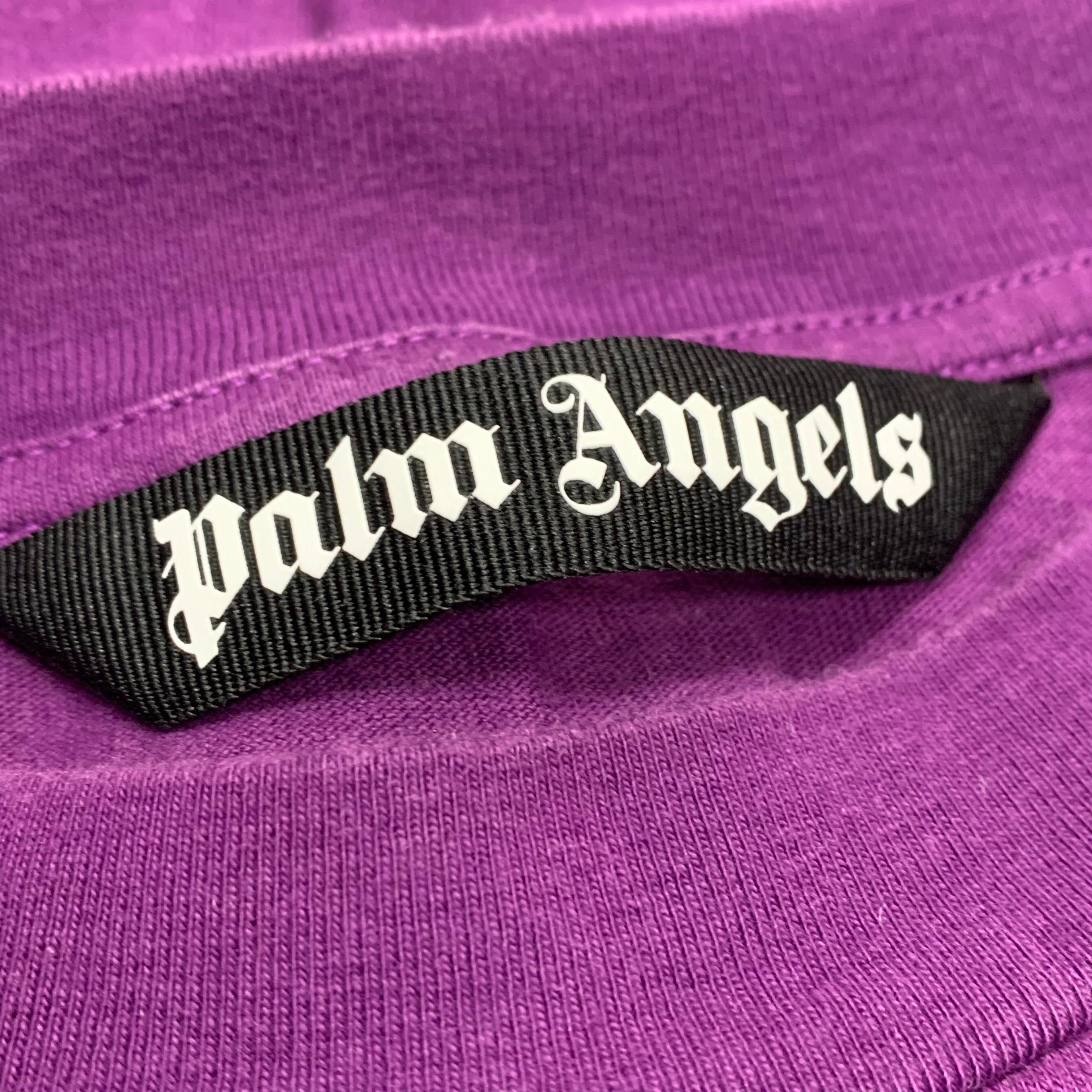 Palm Angels Medium Tee Bear Classic Purple T-Shirt
