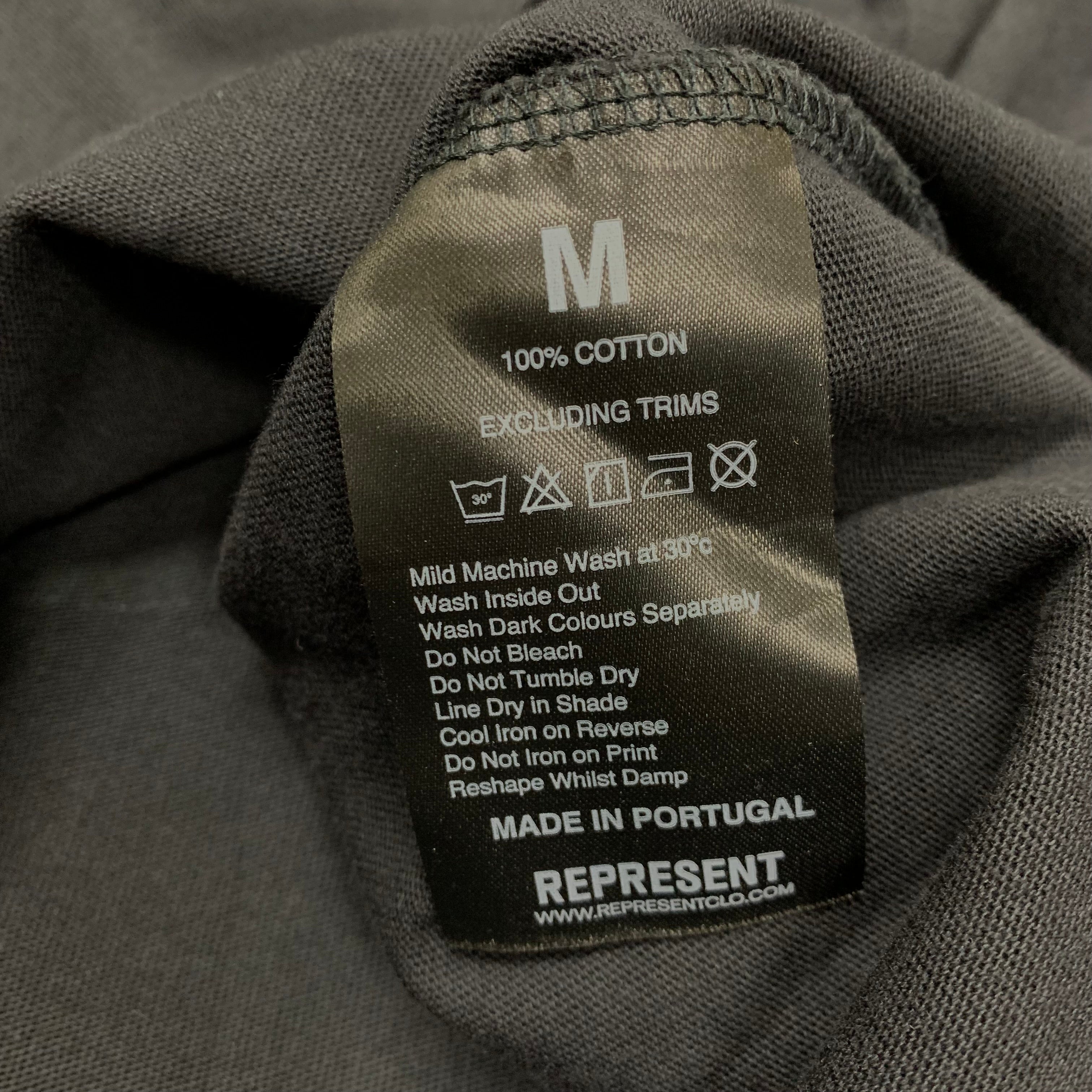 Represent Medium Tee StockX Bully Aged Black T-Shirt Edition Of 300