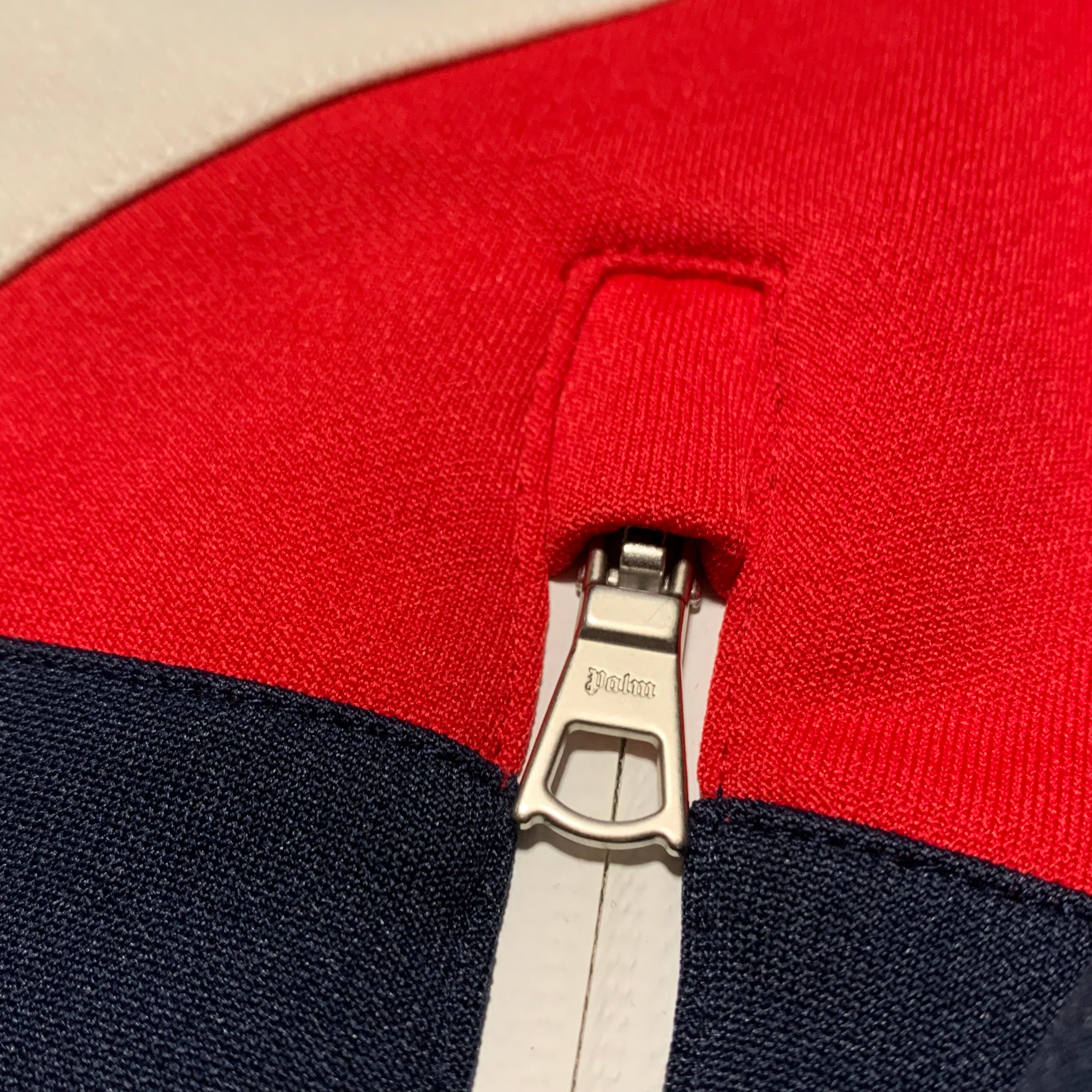 Palm Angels Medium Track Jacket V Colour Block Blue Jacket