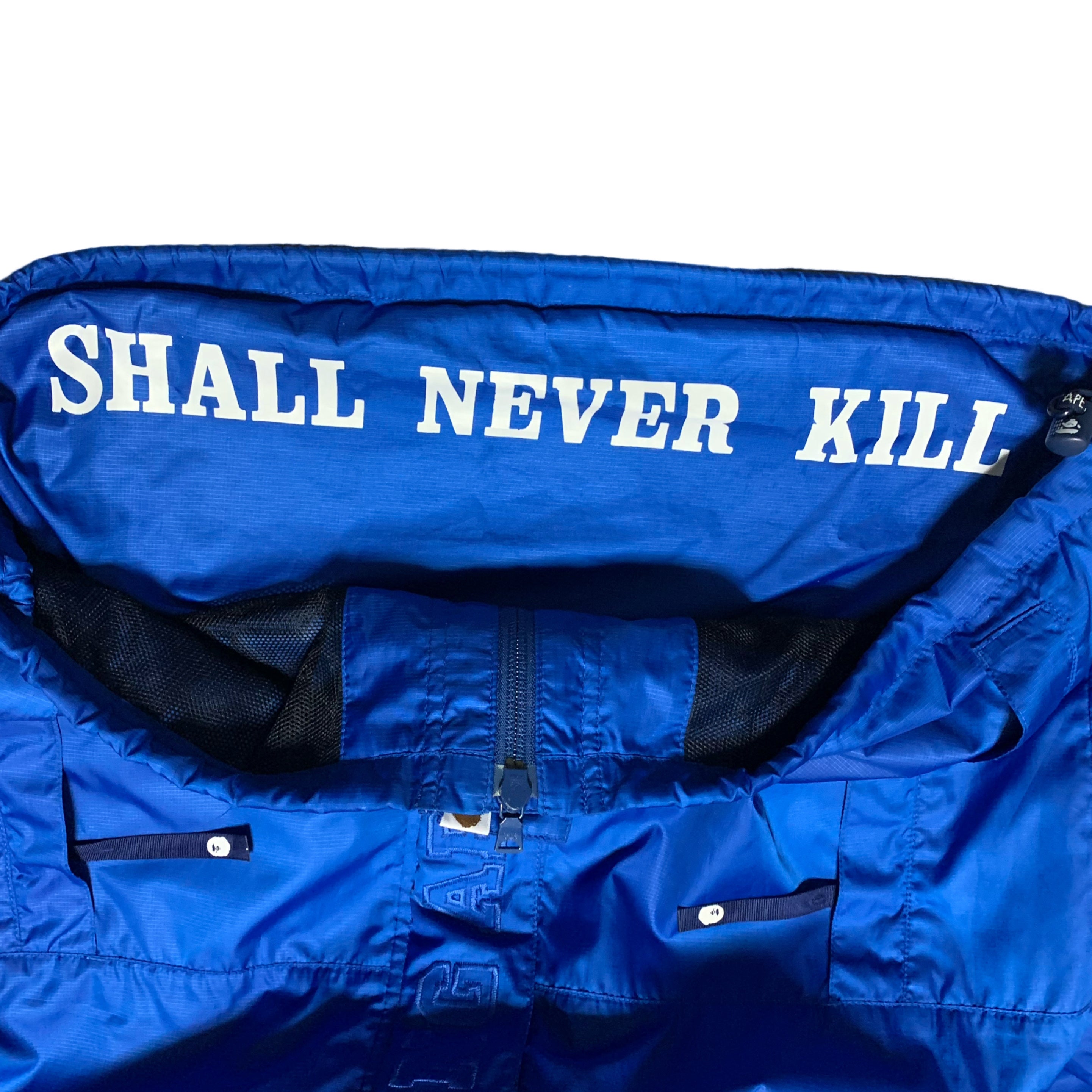 Bape Medium Snowboard Jacket Blue A Bathing Ape