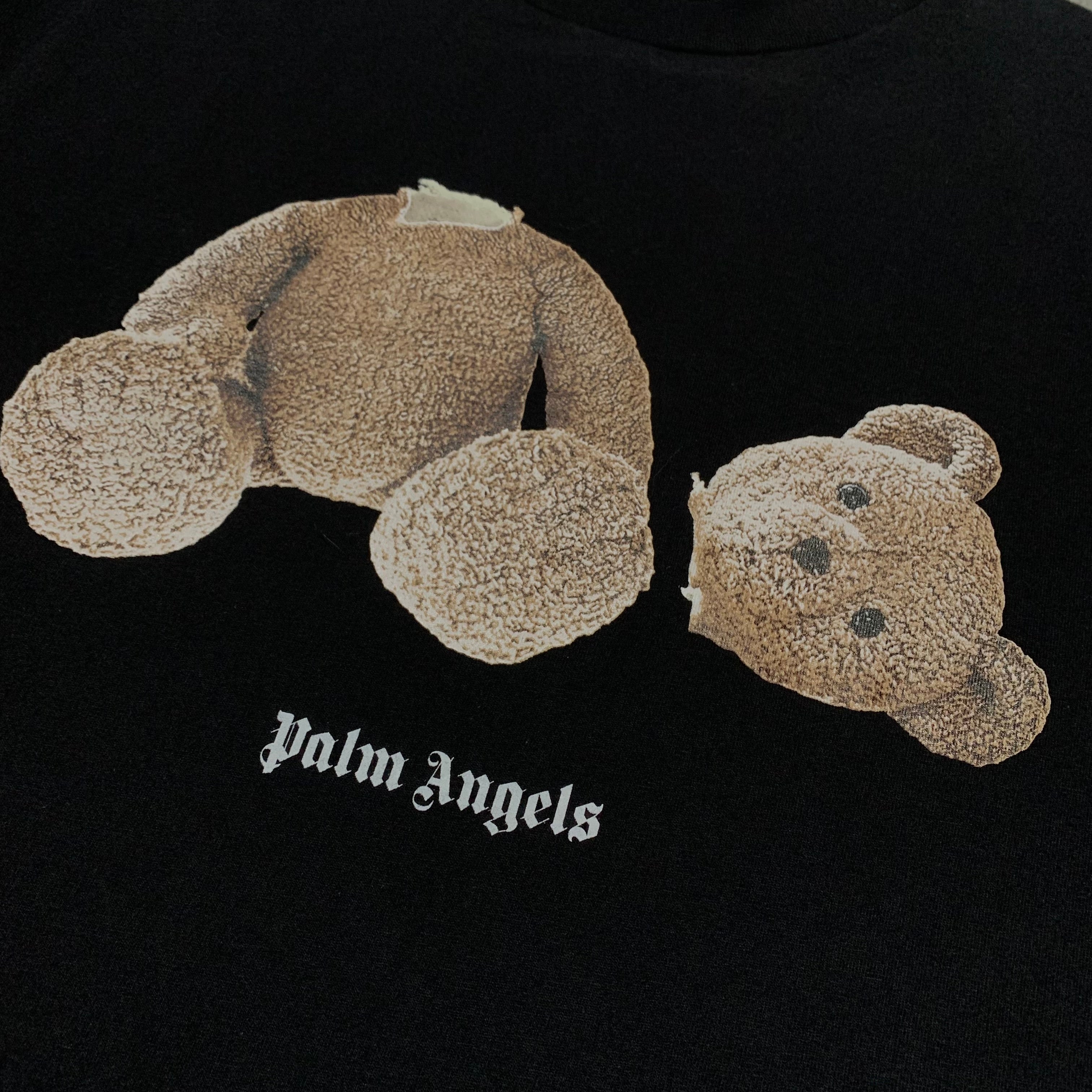 Palm Angels Small Kill The Bear Black Tee